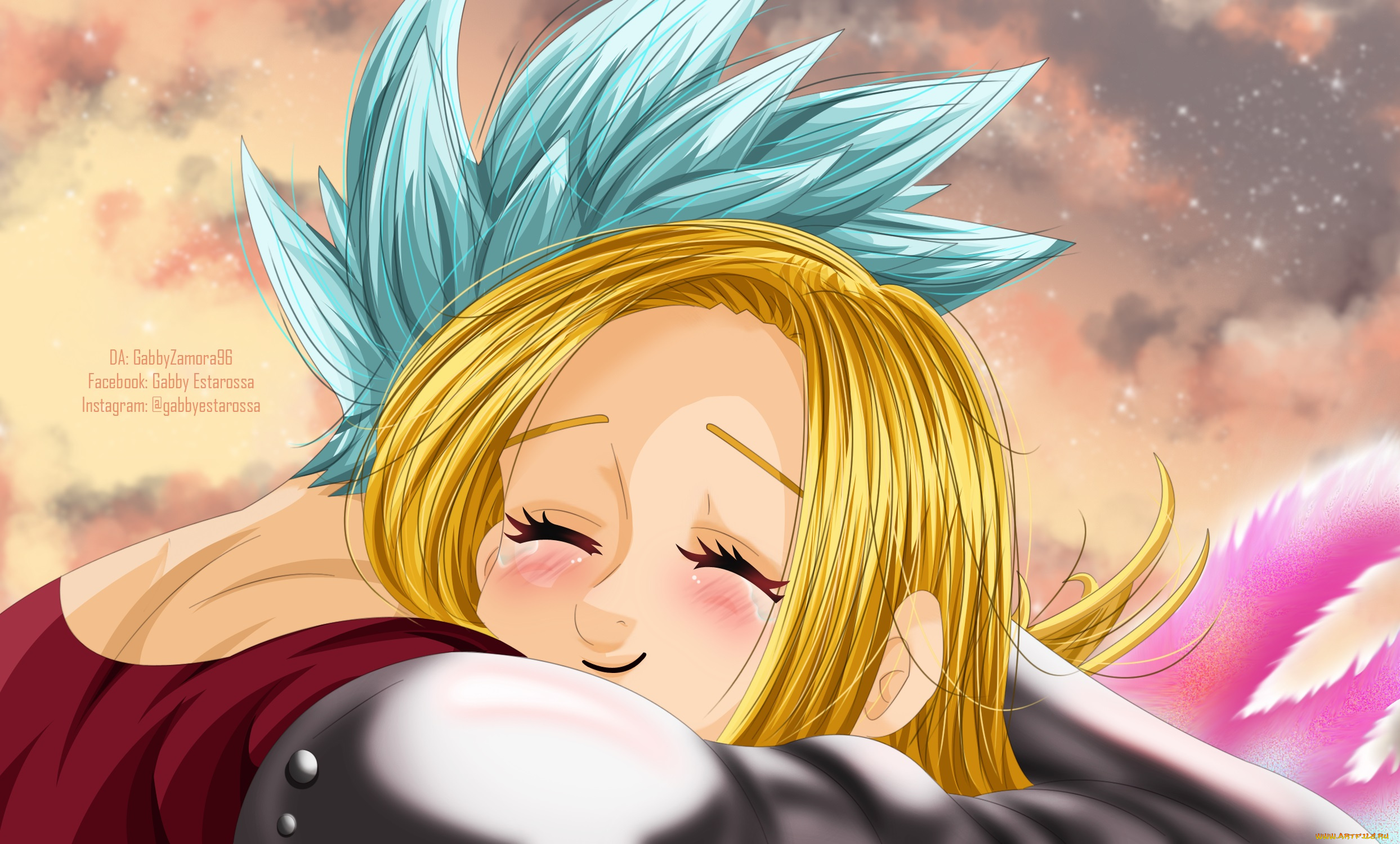 аниме, nanatsu, no, taizai, девушка, фон