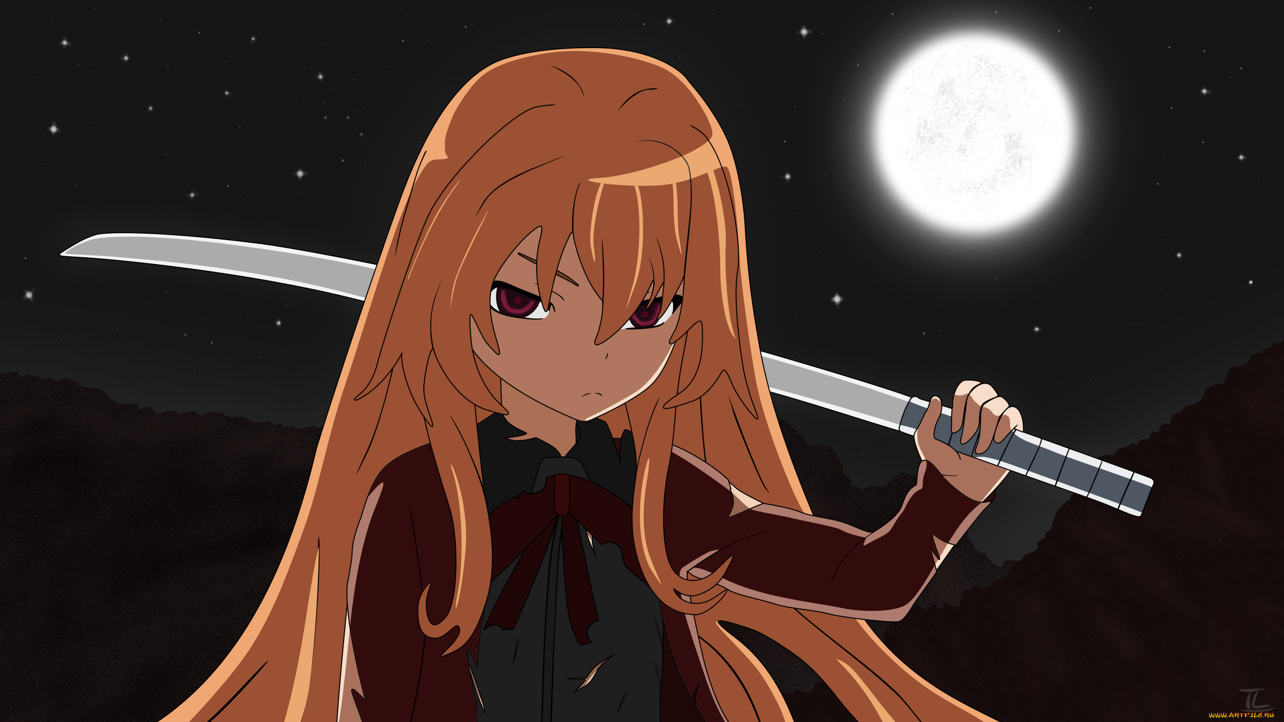аниме, toradora, девушка