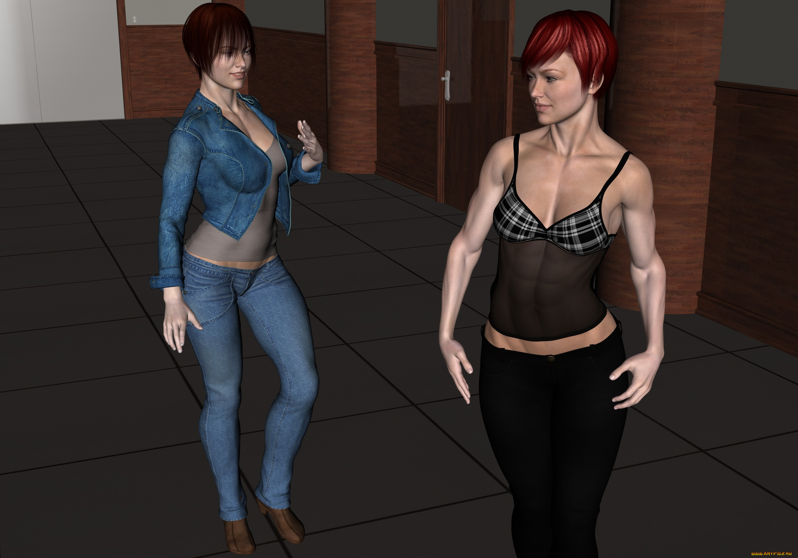 3д, графика, люди, , people, взгляд, девушки, фон