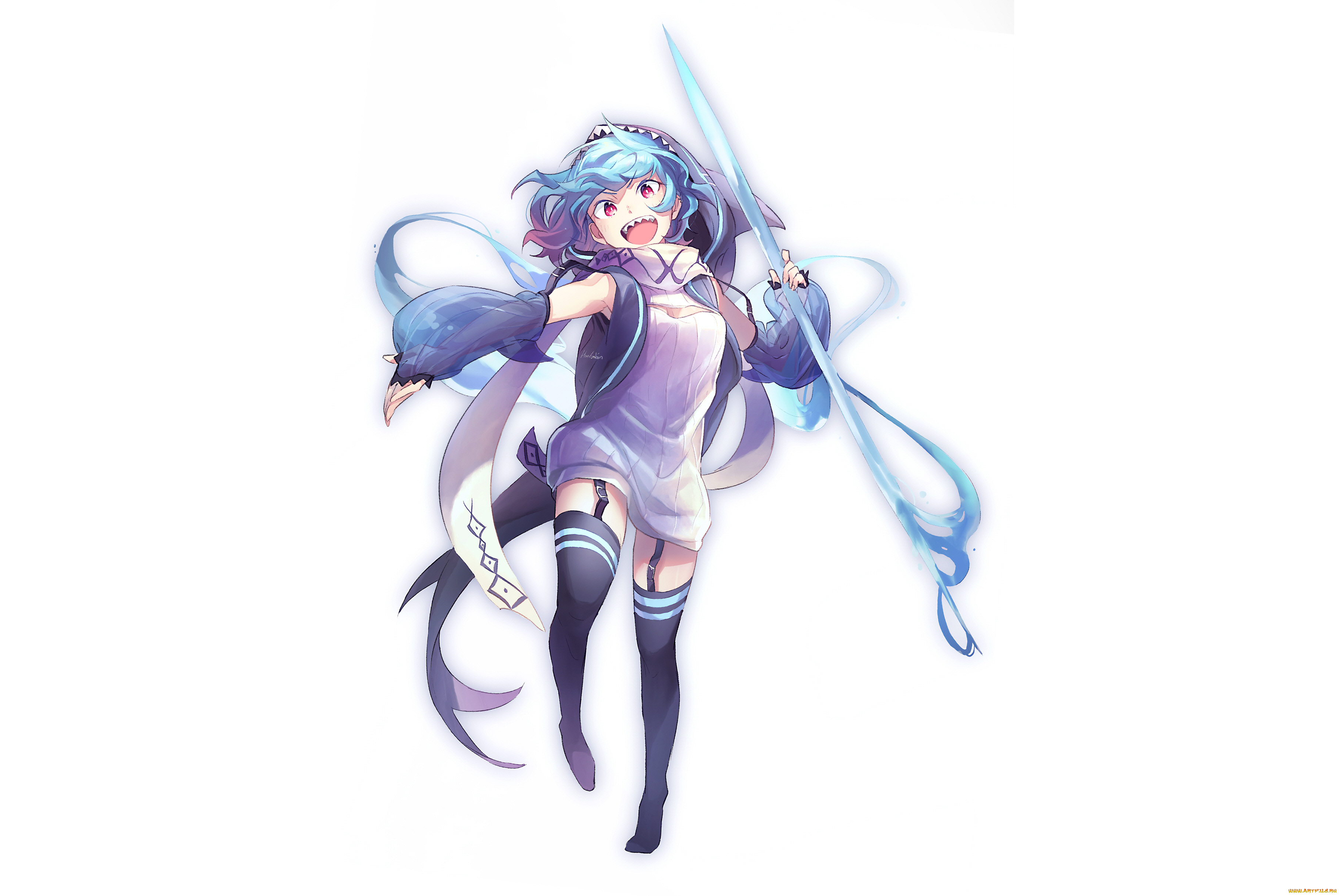 аниме, vocaloid, девушка