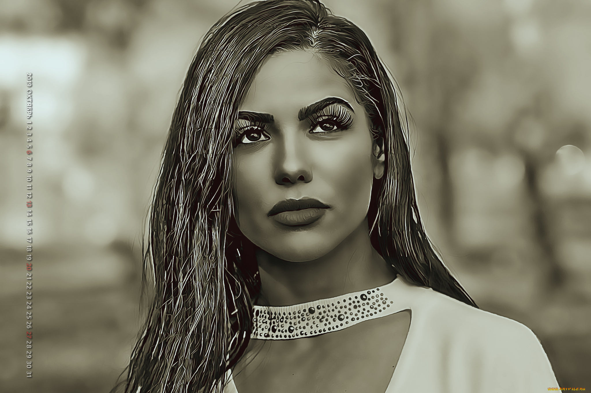 календари, компьютерный, дизайн, 2019, calendar, девушка, лицо, женщина