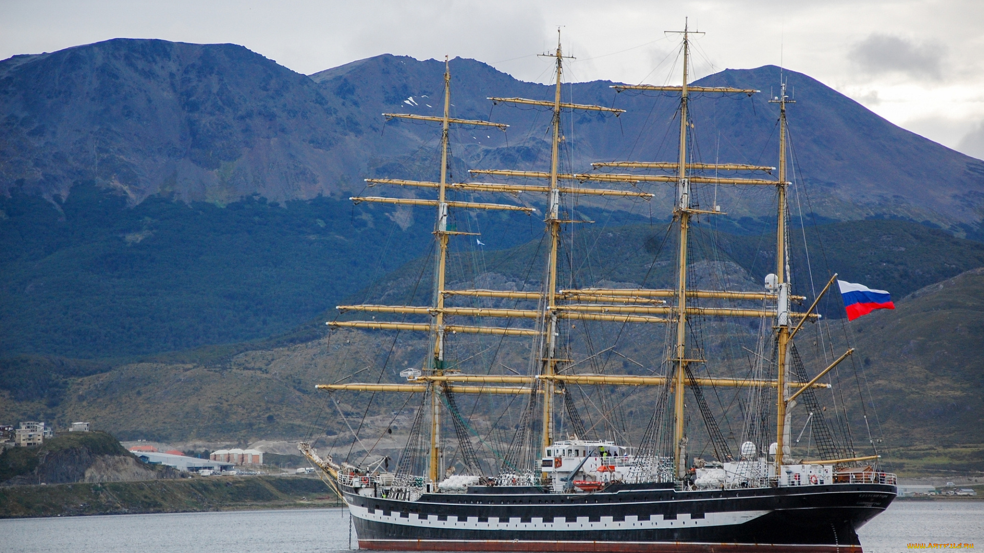 барк, крузенштерн, корабли, парусники, барк, крузенштерн, корабль, парусник