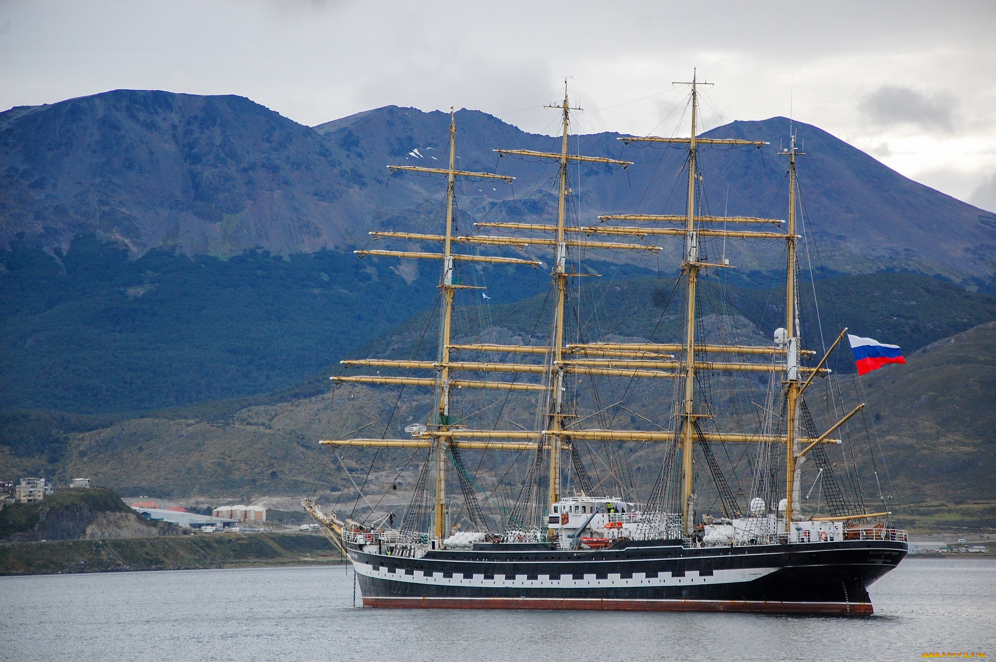 барк, крузенштерн, корабли, парусники, барк, крузенштерн, корабль, парусник