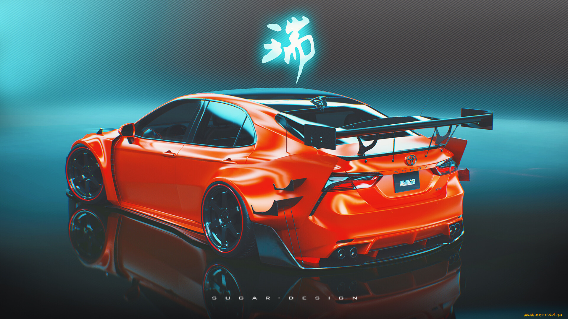 автомобили, 3д, honda, camry, aerorat