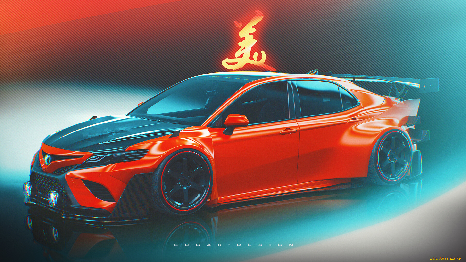 автомобили, 3д, honda, camry, aerorat