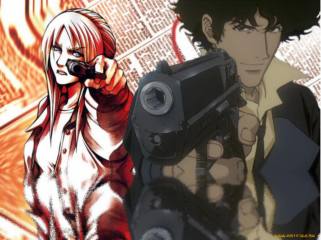 аниме, cowboy, bebop, спайк