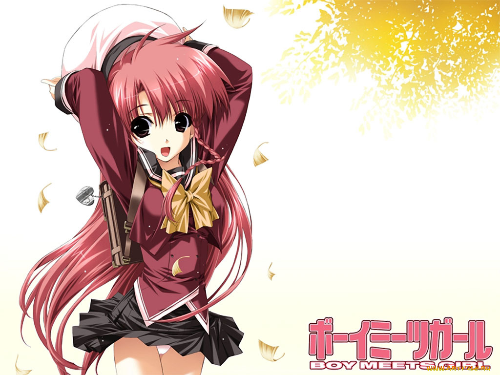аниме, boy, meets, girl