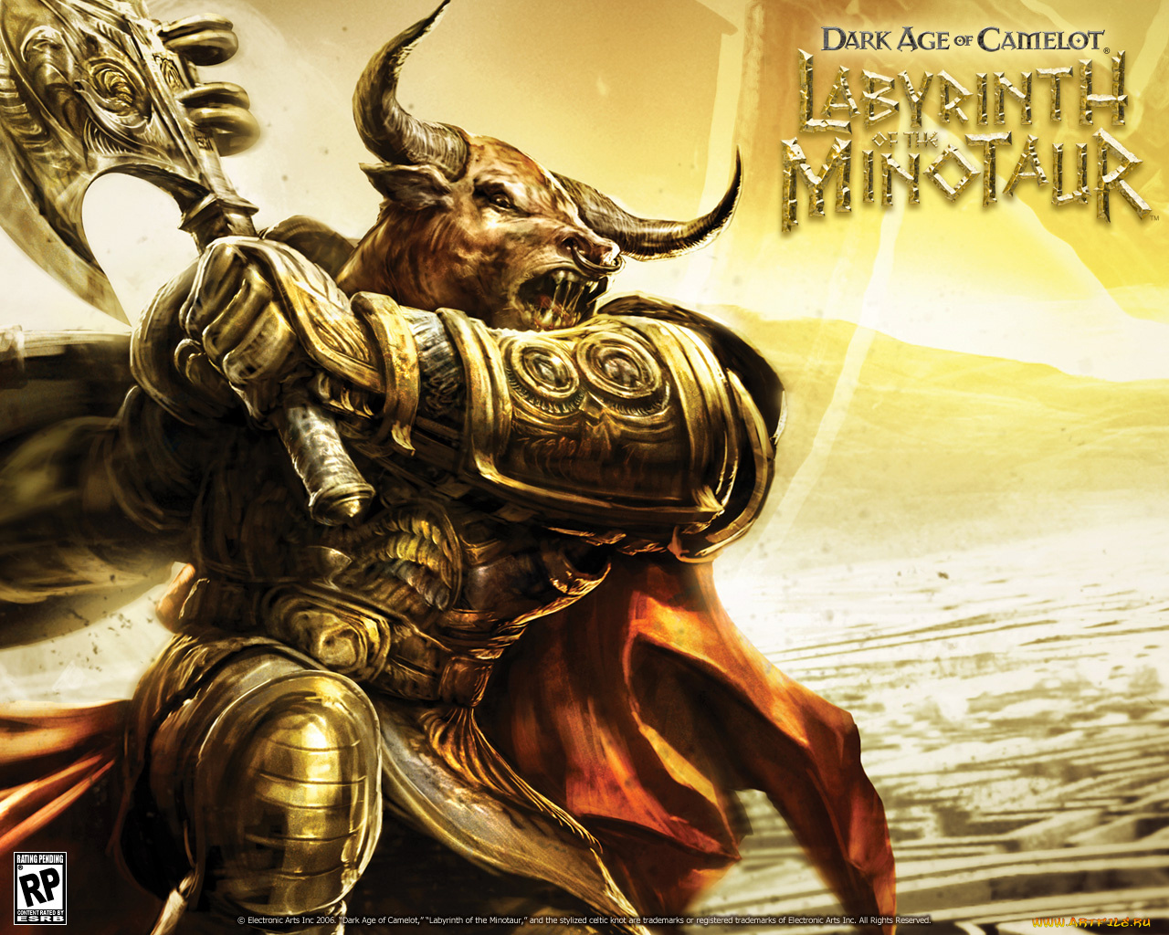 видео, игры, dark, age, of, camelot, labyrinth, the, minotaur