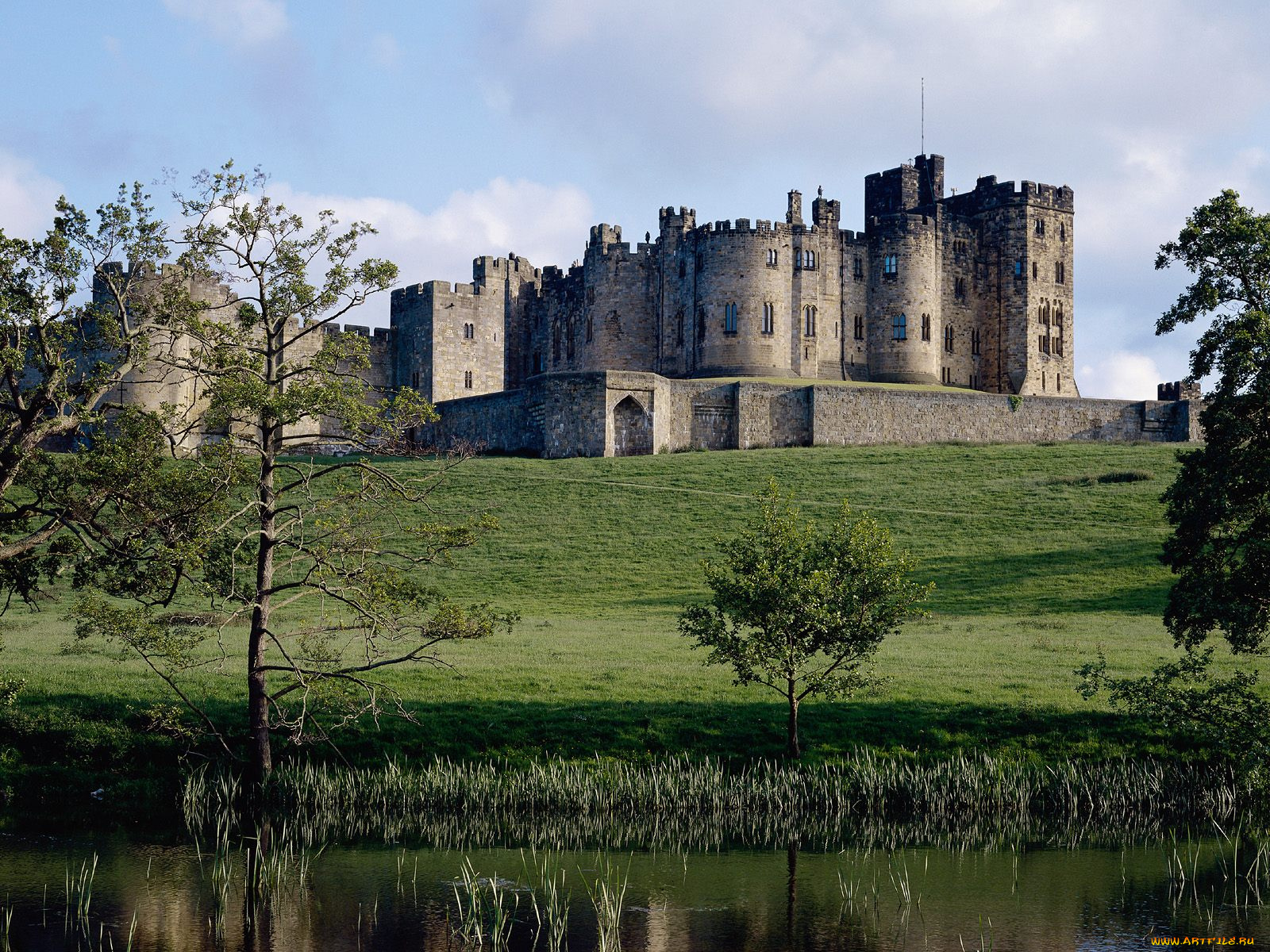 northumberland, castle, england, города