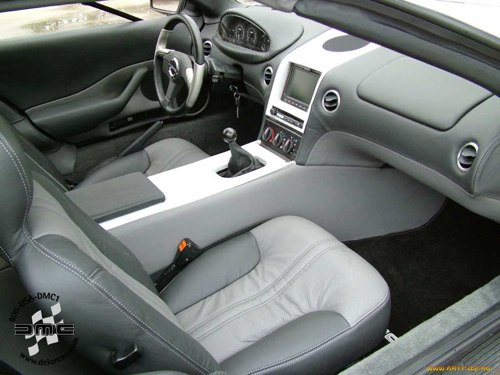 delorean, dmc, 12, автомобили, интерьеры