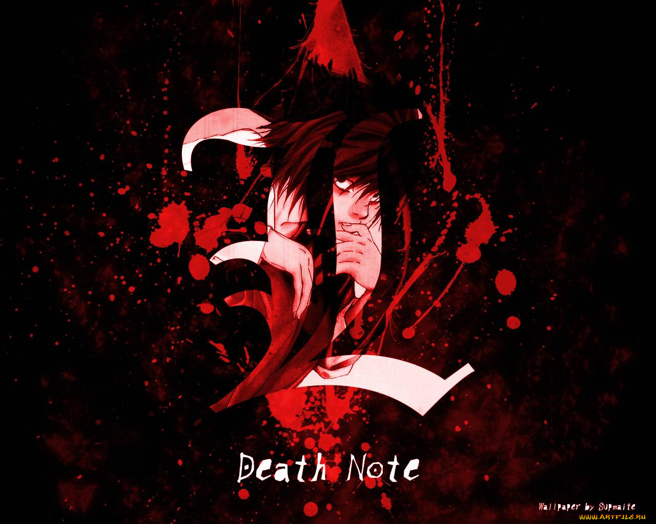 аниме, death, note
