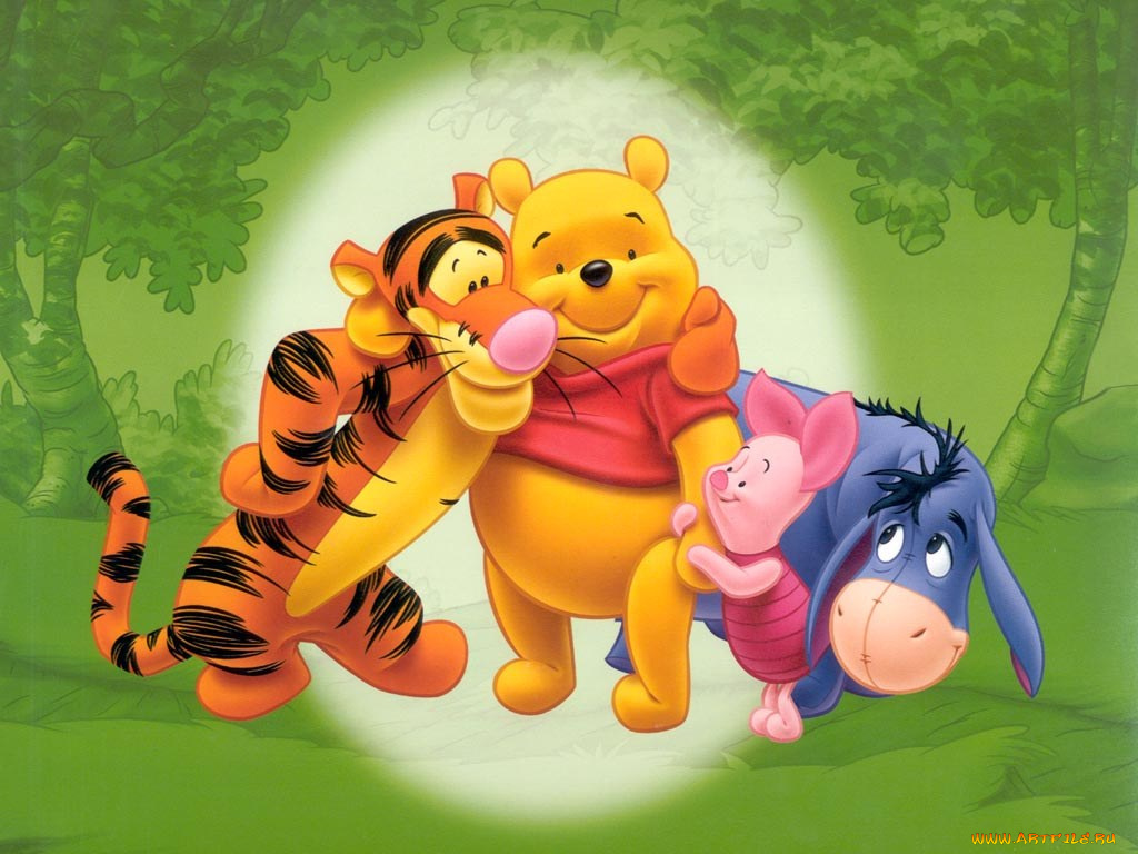 мультфильмы, winnie, the, pooh