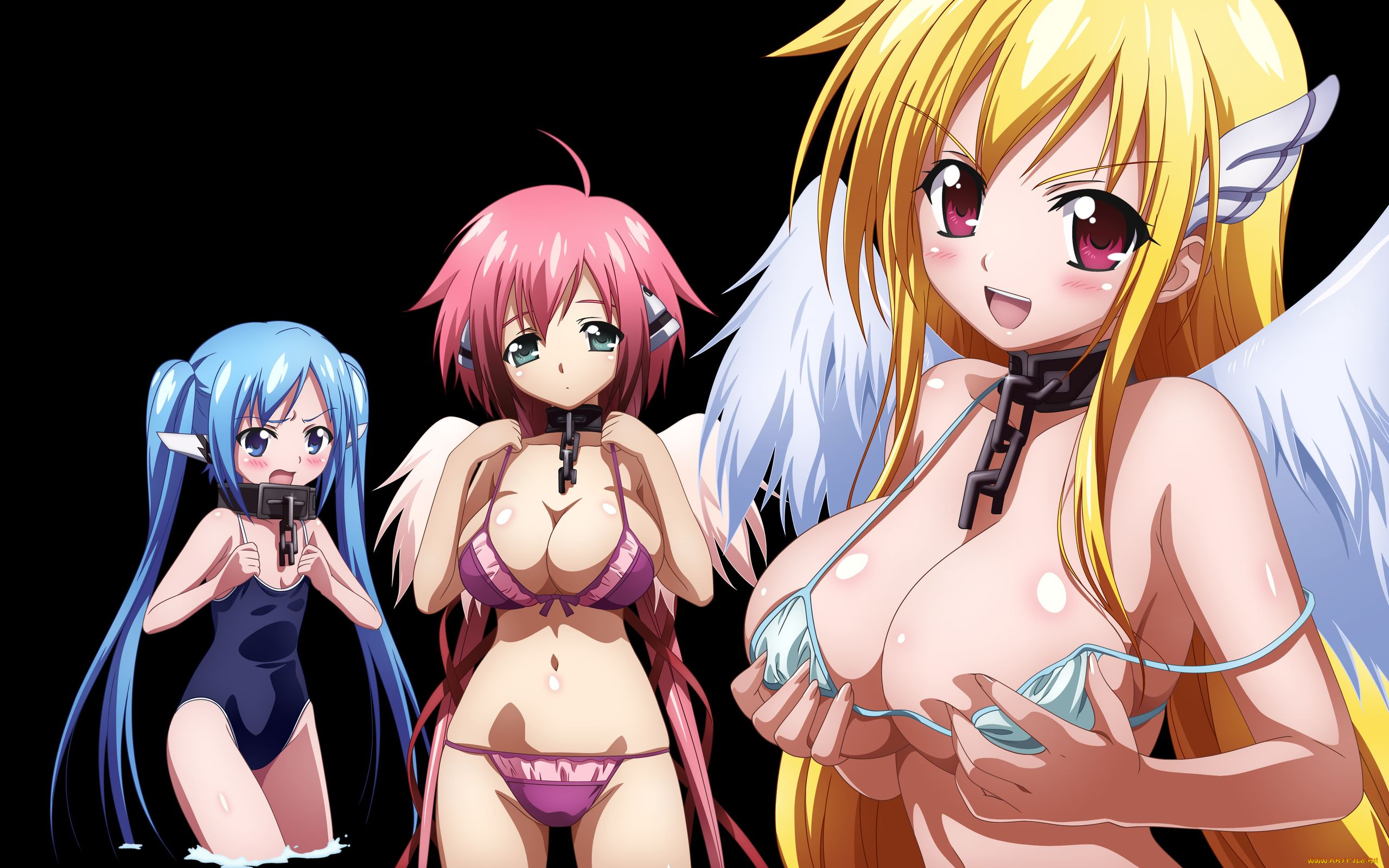 аниме, sora, no, otoshimono