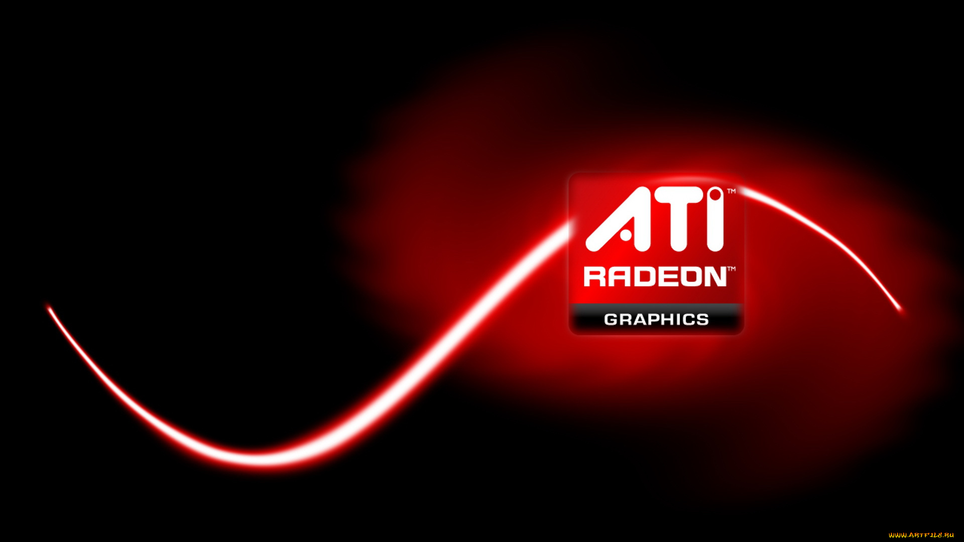 компьютеры, ati, красный, тёмный