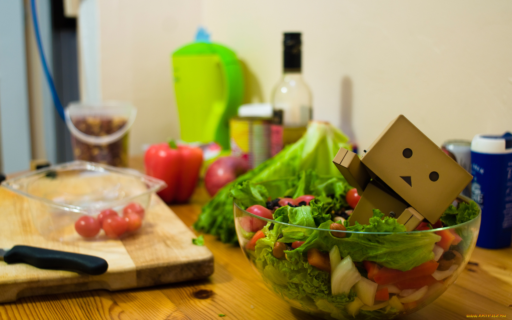 разное, данбо, danboard, коробочка, салат