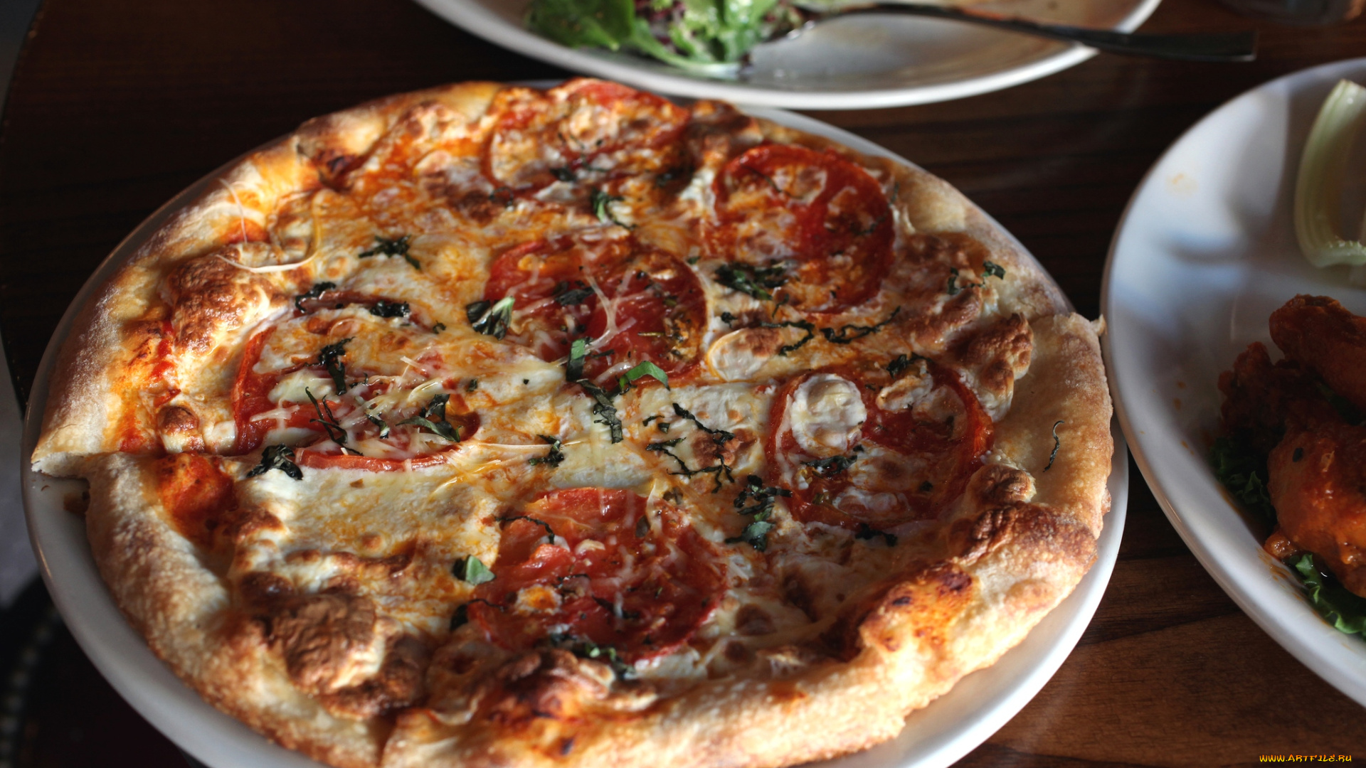 еда, пицца, лепешка