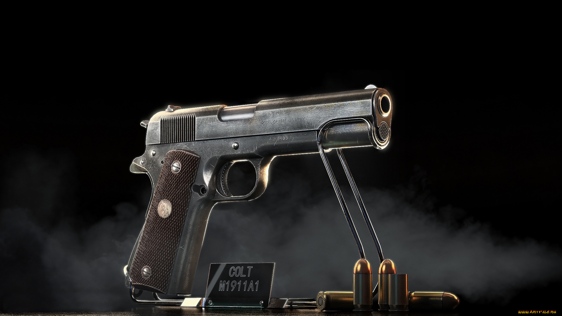 оружие, пистолеты, кольт, патроны