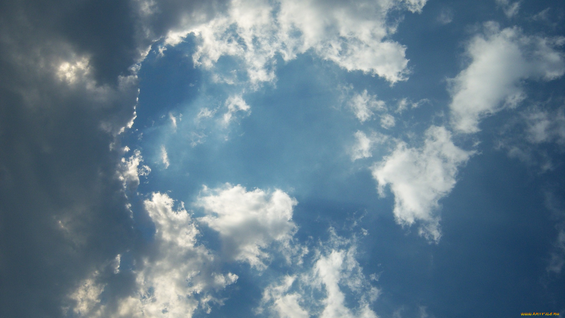 природа, облака