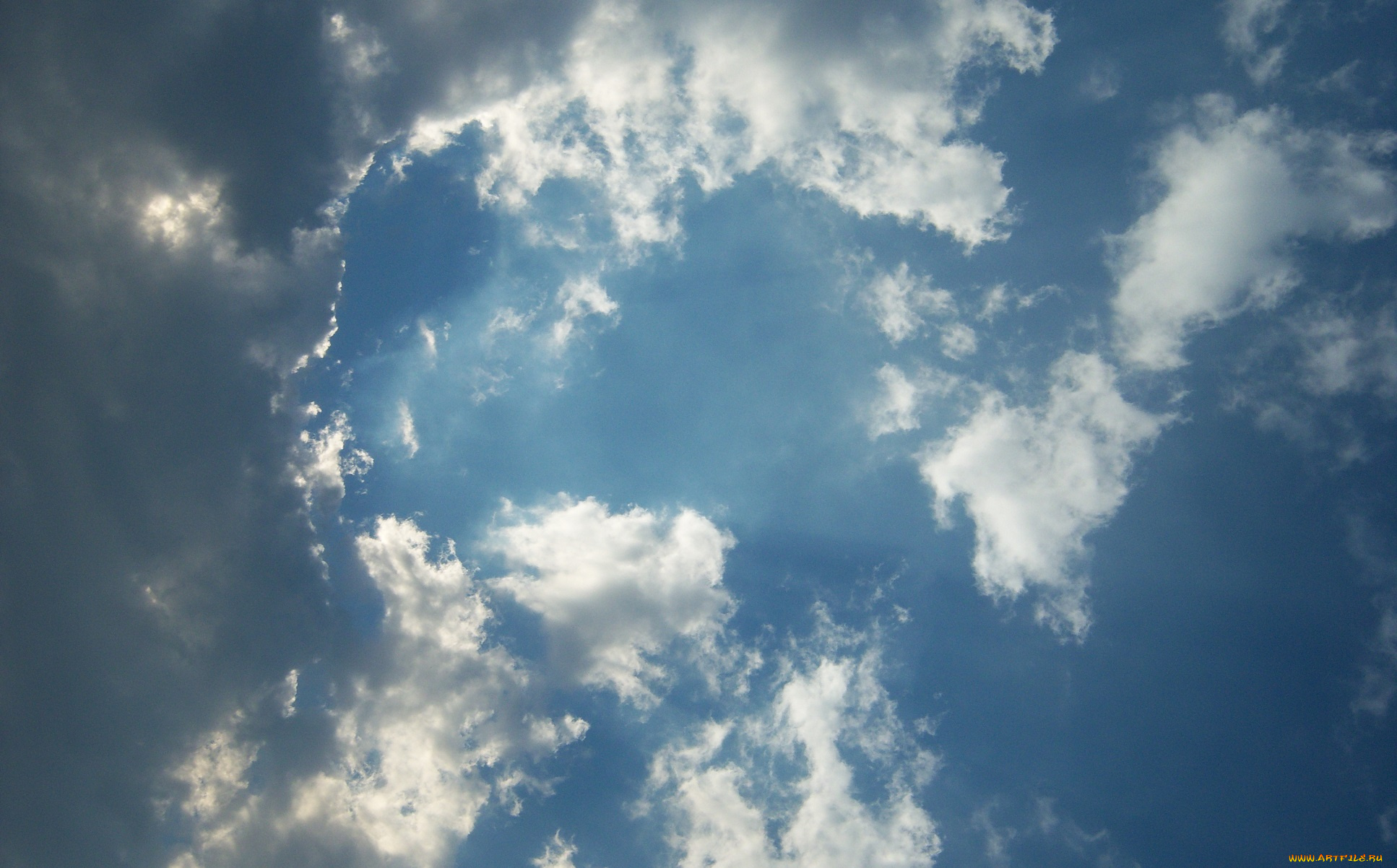 природа, облака