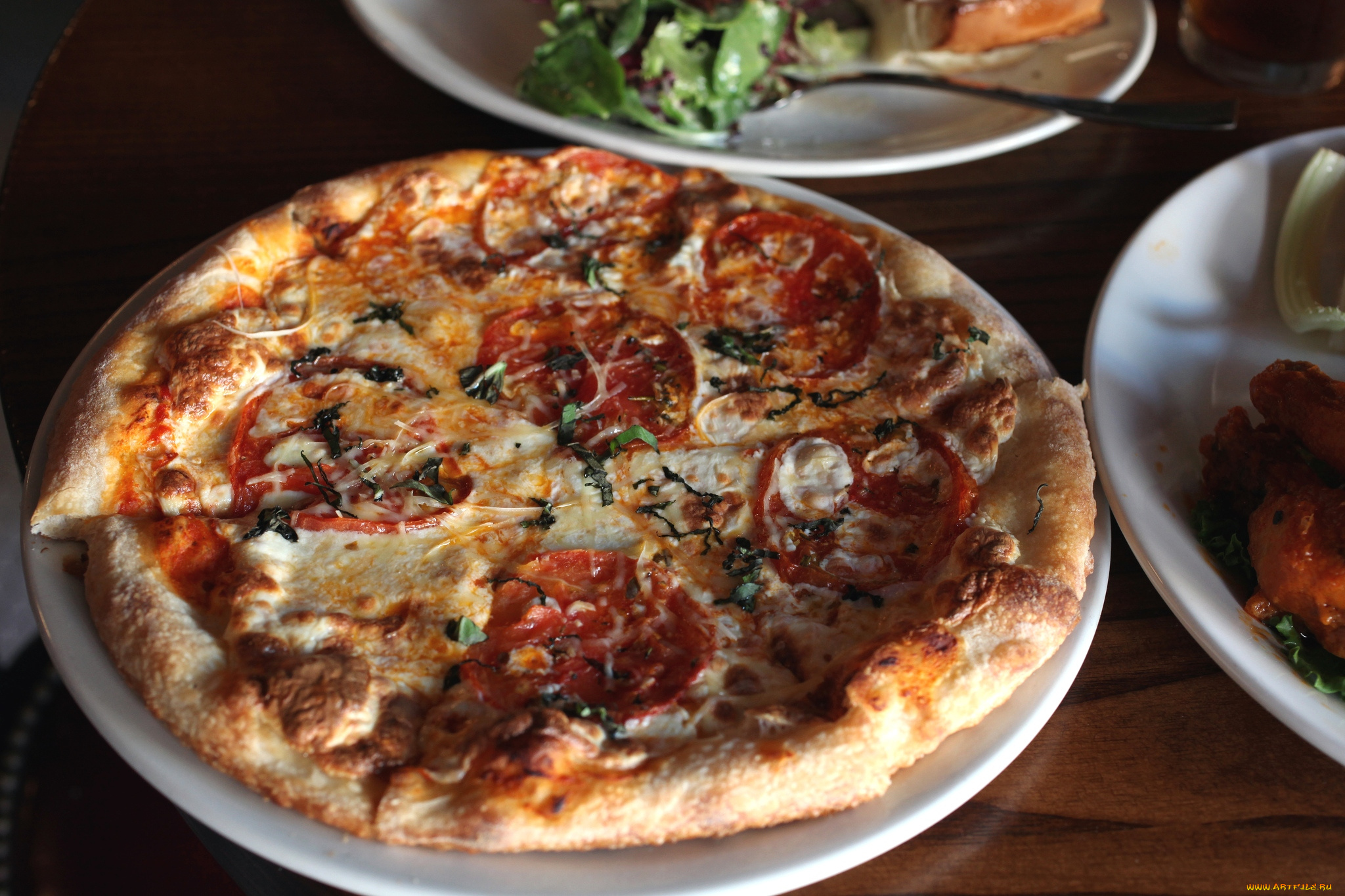 еда, пицца, лепешка