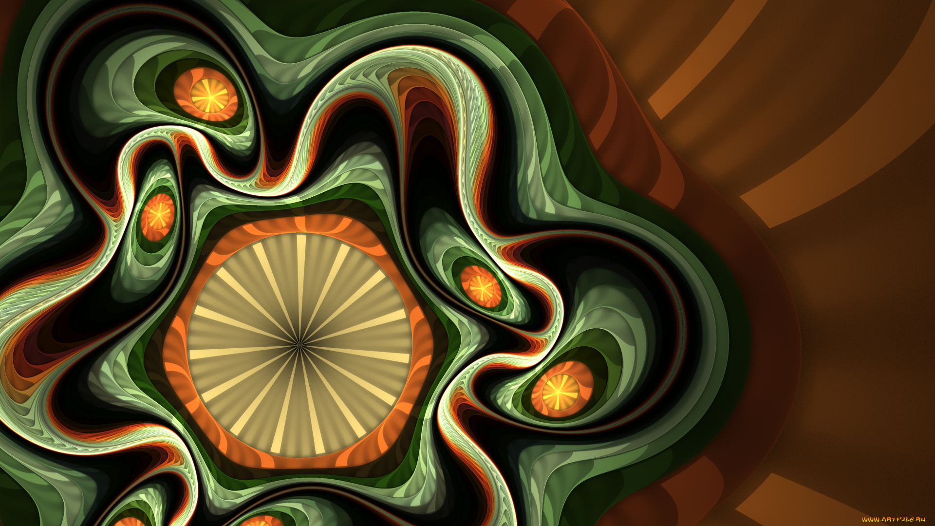 3д, графика, фракталы, , fractal, цвета, фон, узор