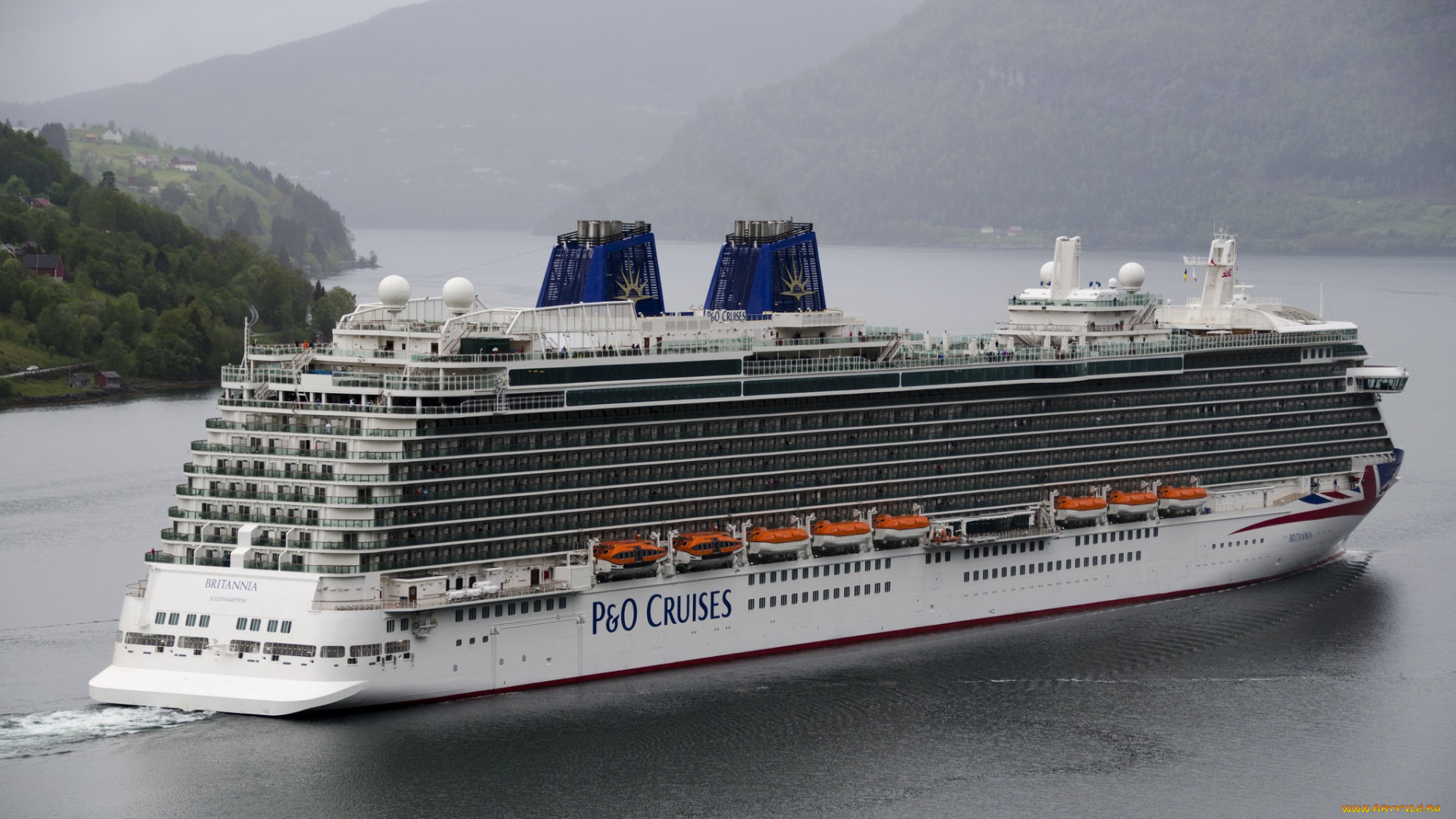britannia, корабли, лайнеры, круизный, лайнер