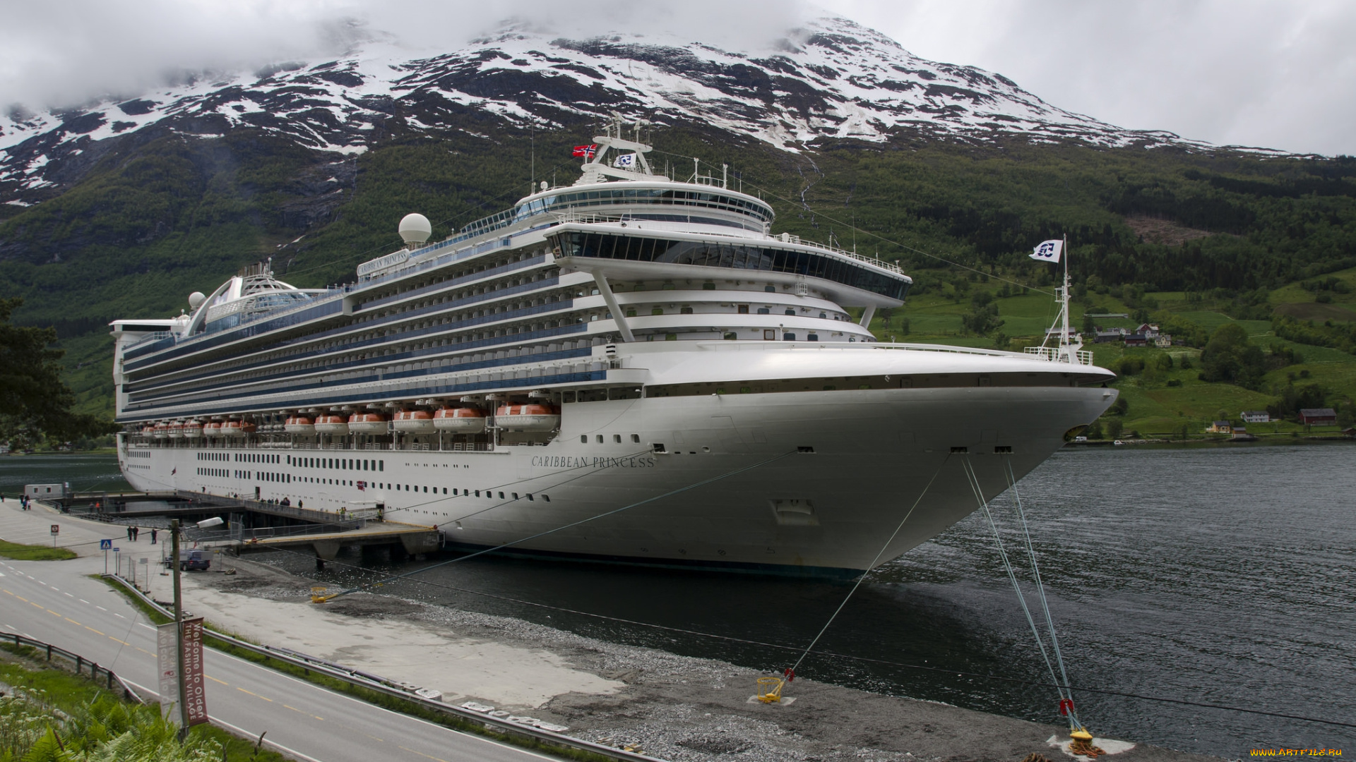 caribbean, princess, корабли, лайнеры, круизный, лайнер