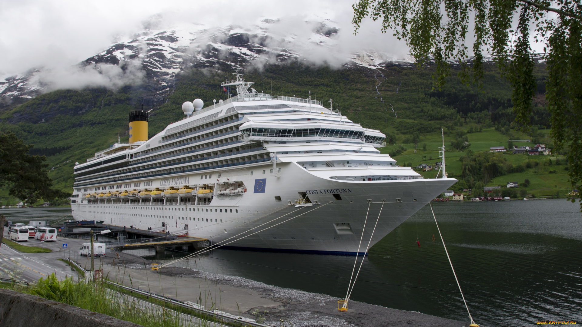 costa, fortuna, корабли, лайнеры, круизный, лайнер