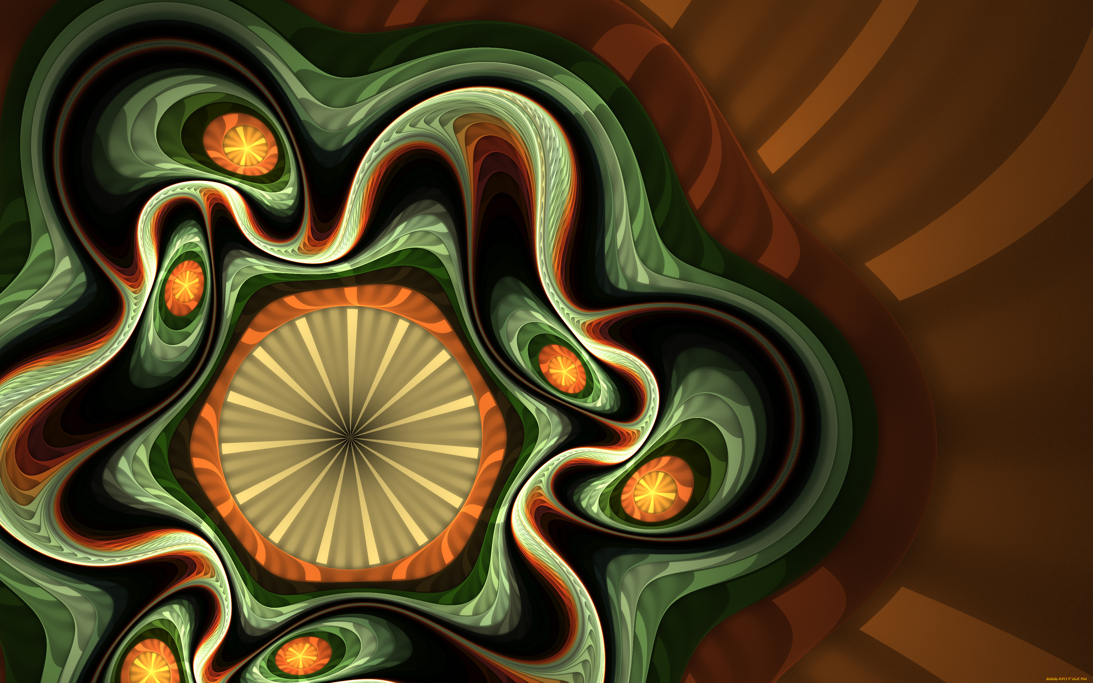 3д, графика, фракталы, , fractal, цвета, фон, узор