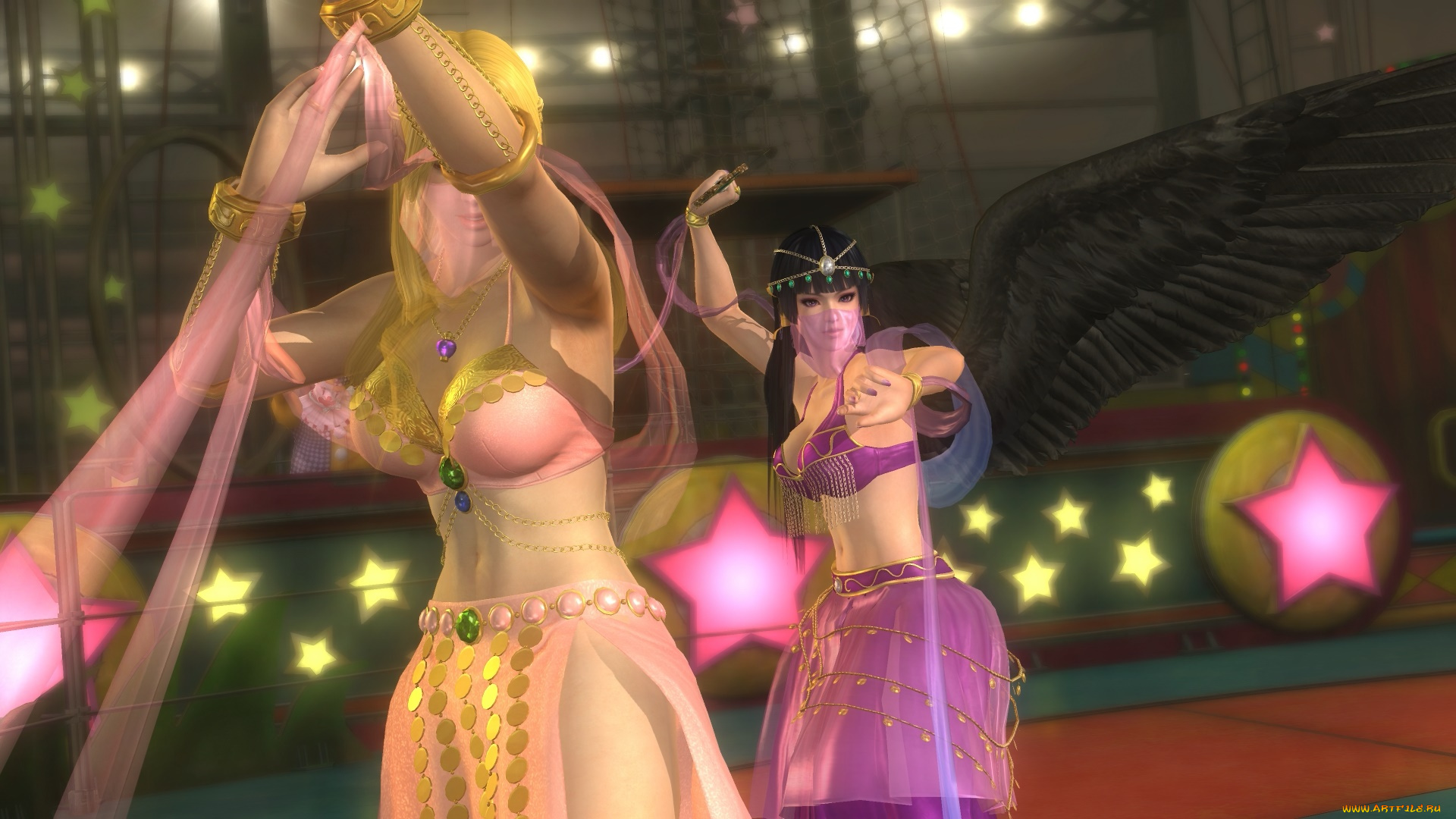 3д, графика, фантазия, , fantasy, девушки, взгляд, фон, поза