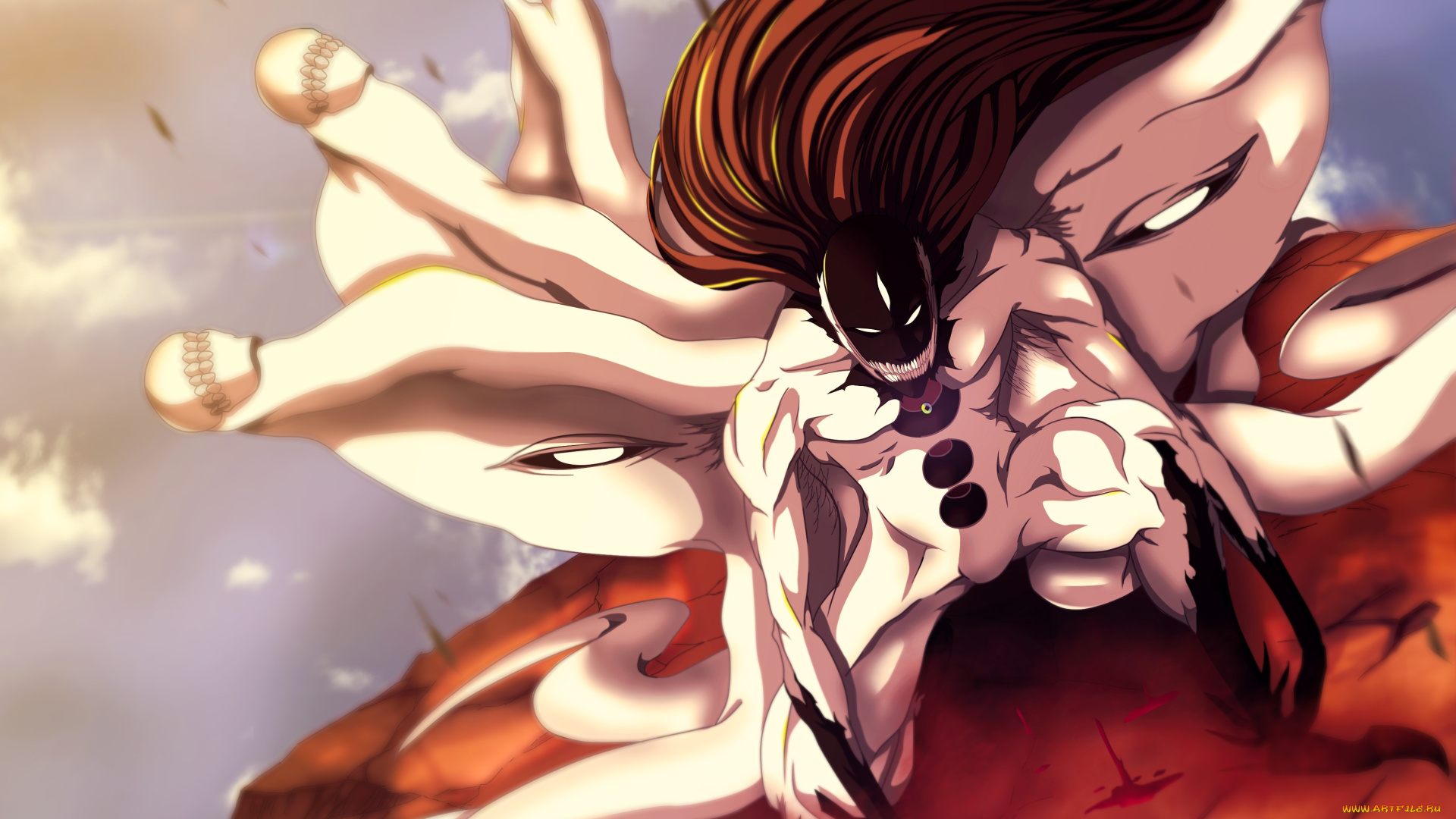 аниме, bleach, sousuke, aizen