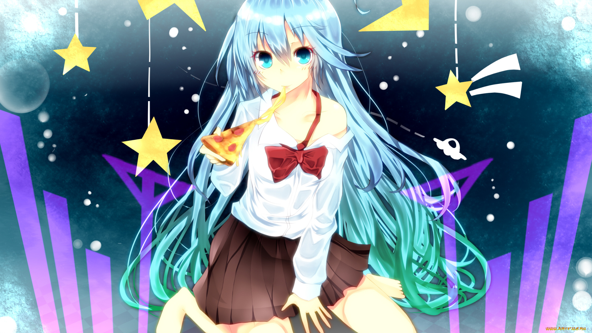 аниме, denpa, onna, to, seishun, otoko, девушка, фон, взгляд