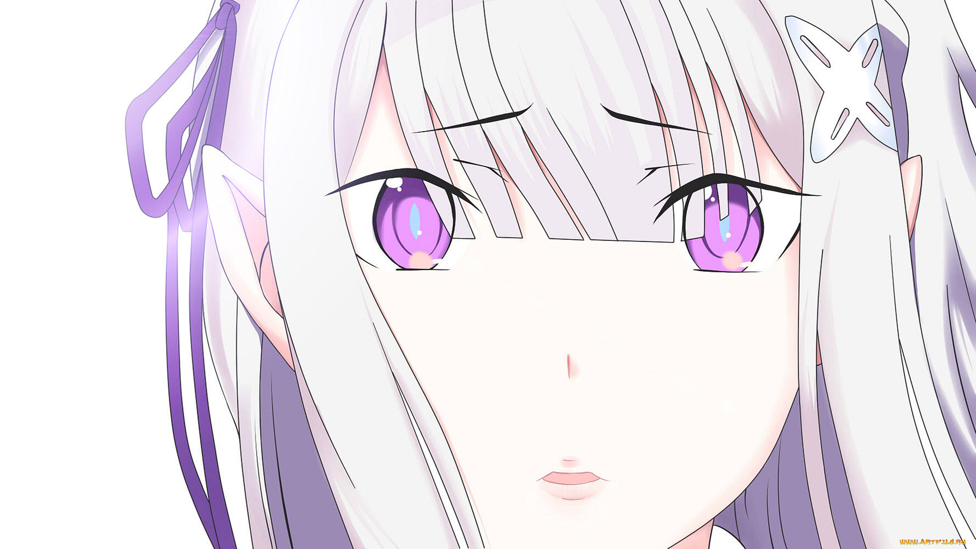 аниме, re, , zero, kara, hajimeru, isekai, seikatsu, фон, взгляд, девушка