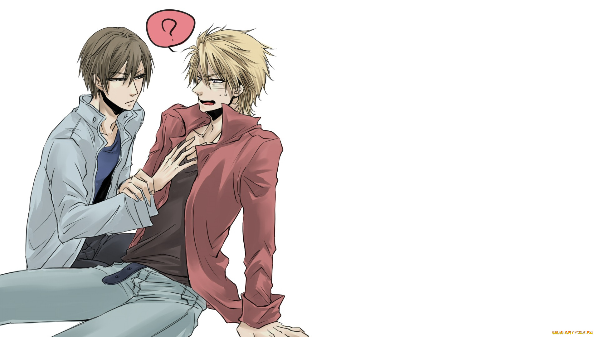 аниме, uragiri, wa, boku, no, namae, wo, shitteiru, парни