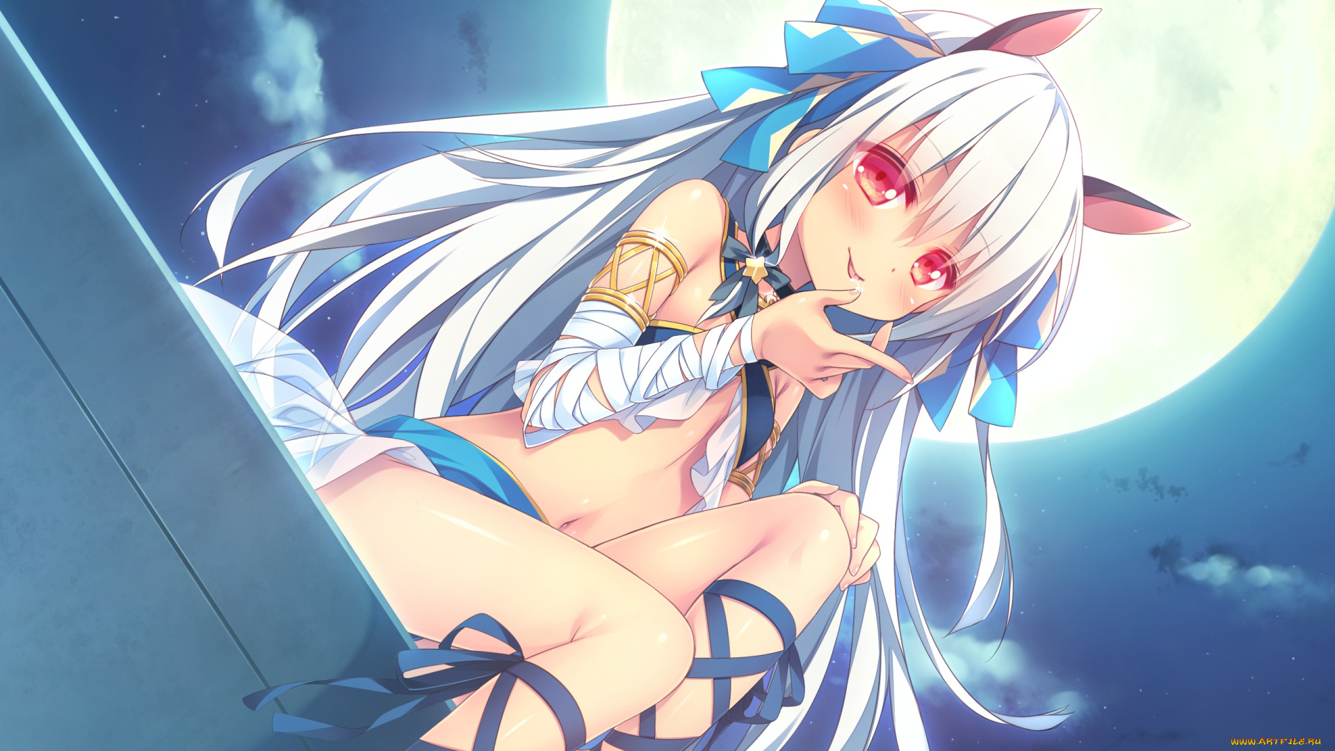 аниме, животные, , существа, riko