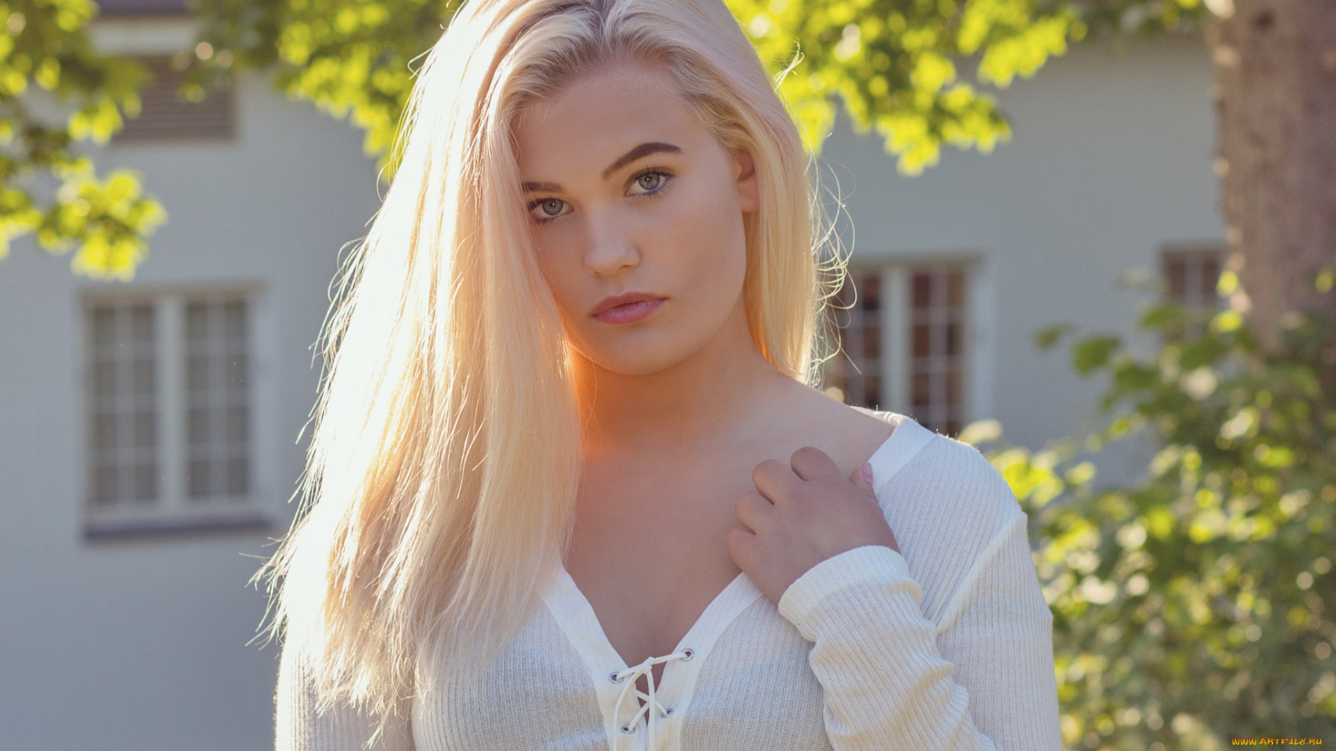 девушки, -unsort, , блондинки, взгляд, лицо