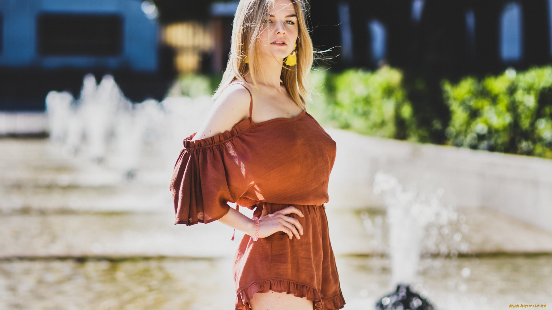 девушки, -unsort, , блондинки, взгляд, лицо