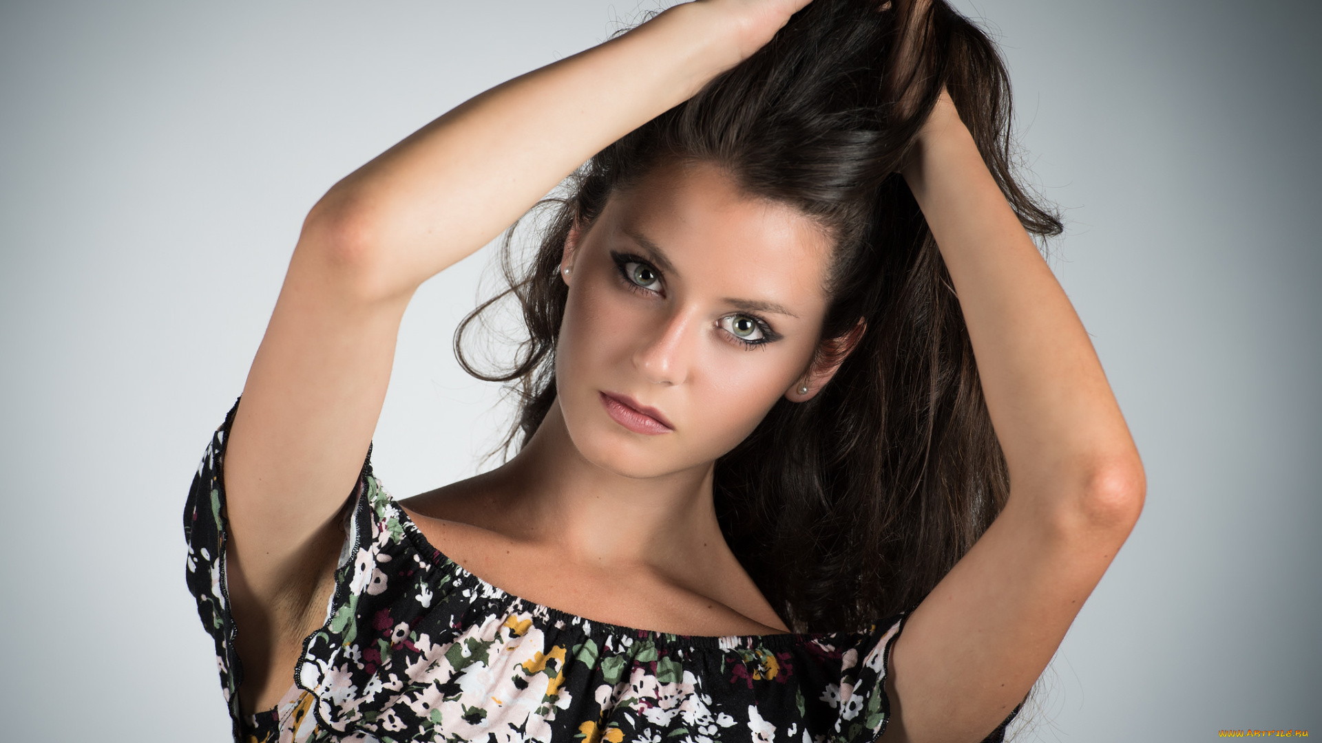 девушки, -unsort, , брюнетки, , шатенки, лицо, взгляд