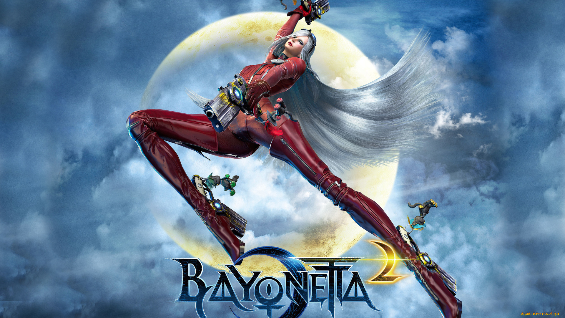 видео, игры, bayonetta, 2, персонаж