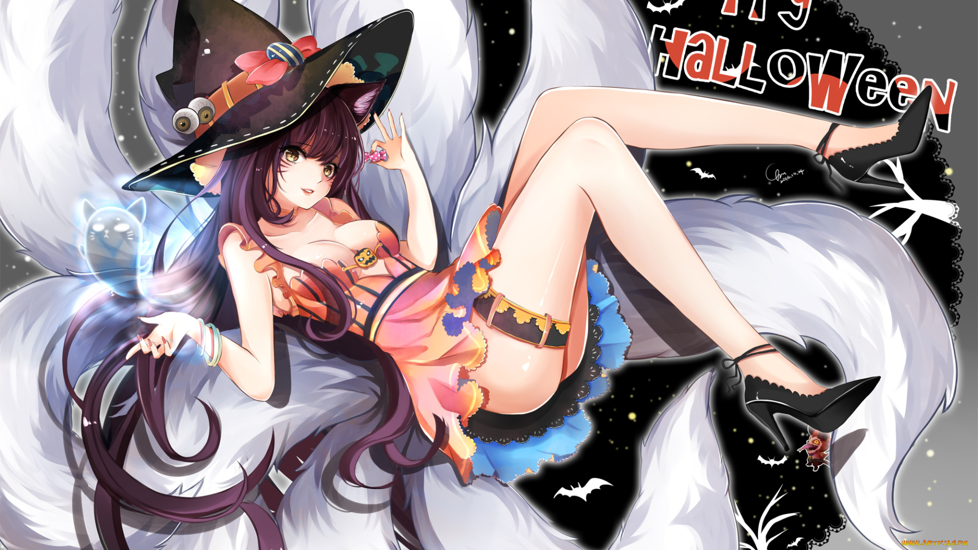 видео, игры, league, of, legends, ahri