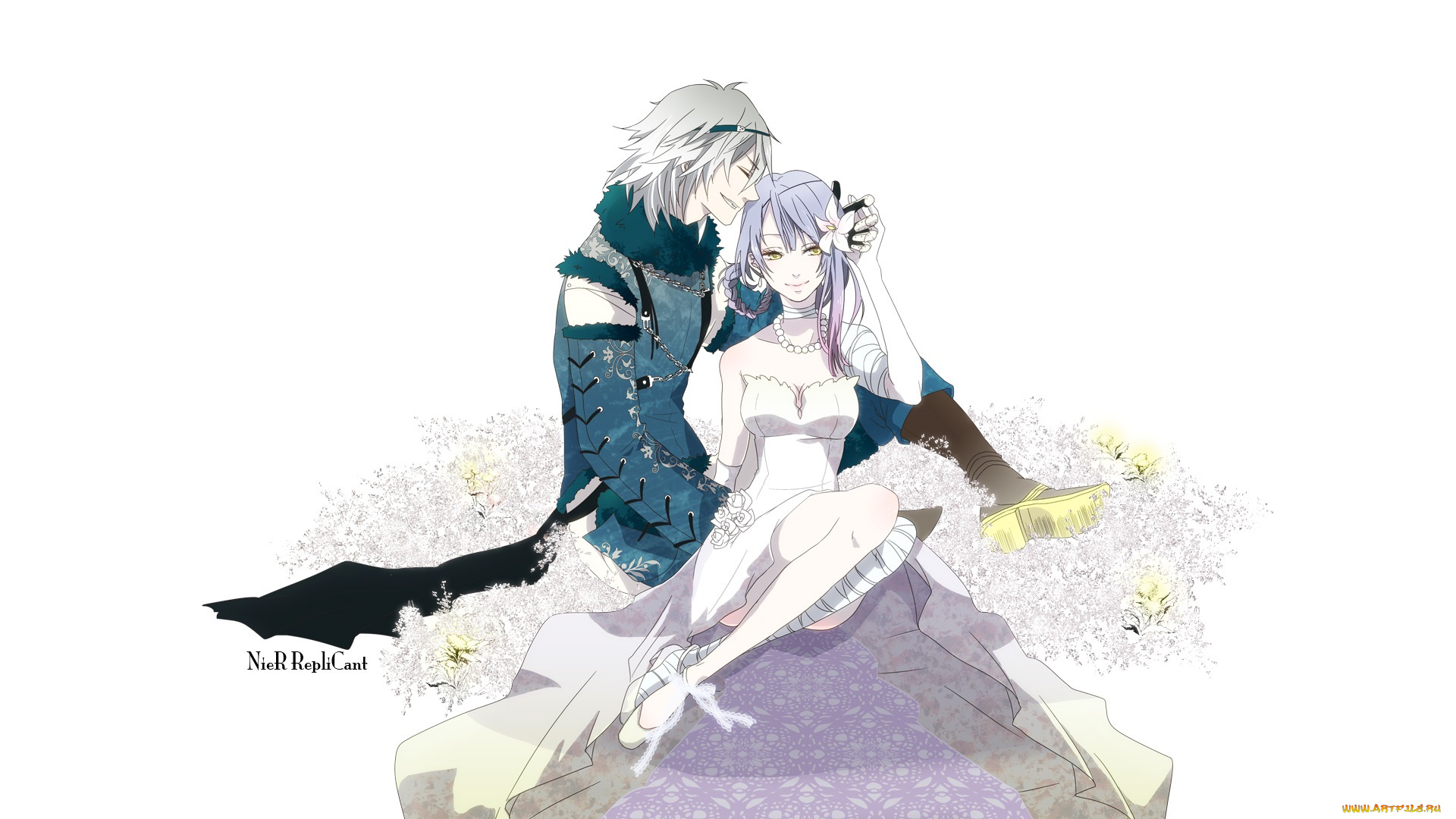 видео, игры, nier, kaine