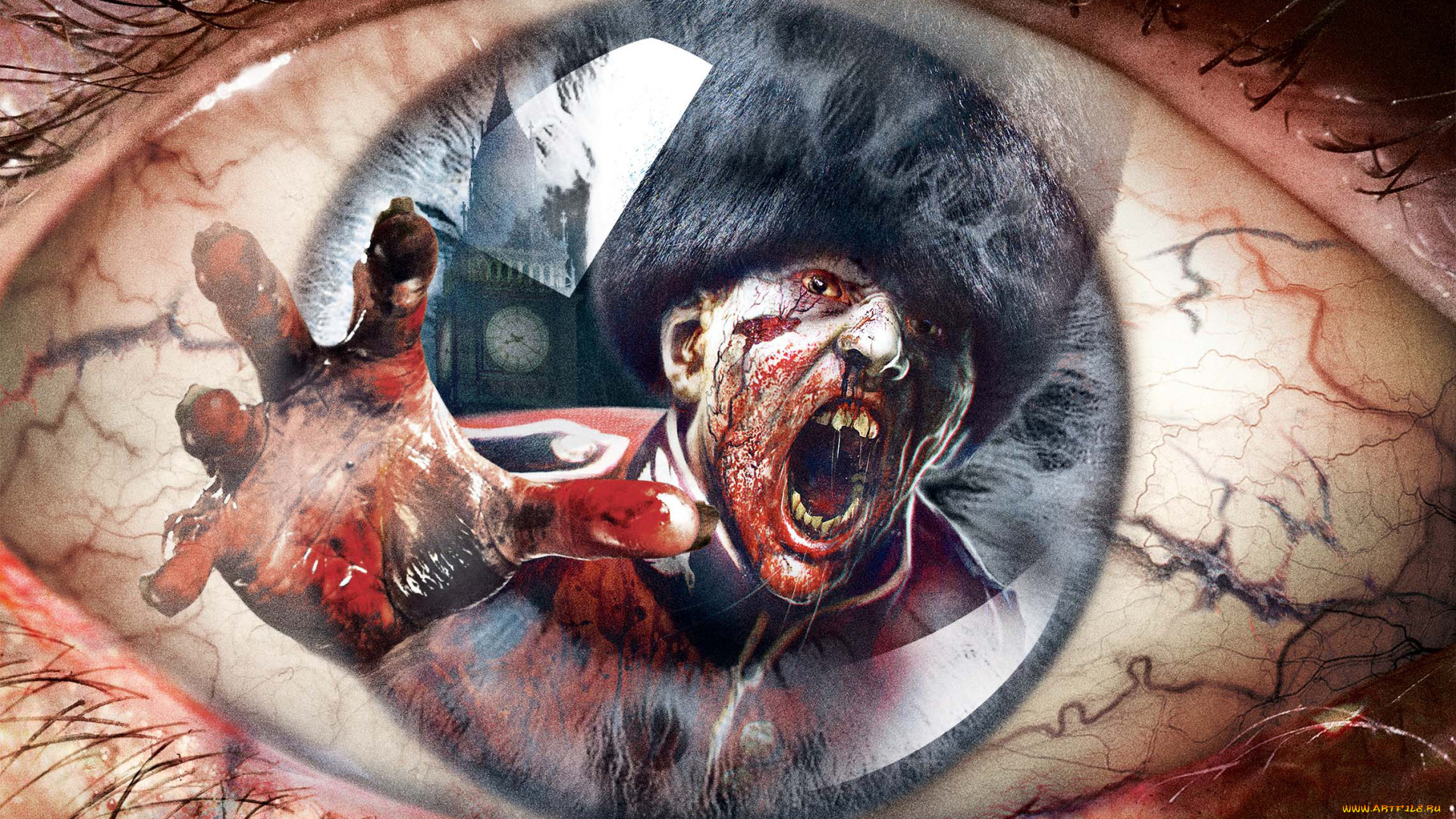 видео, игры, zombiu, zombi, u, шутер, action