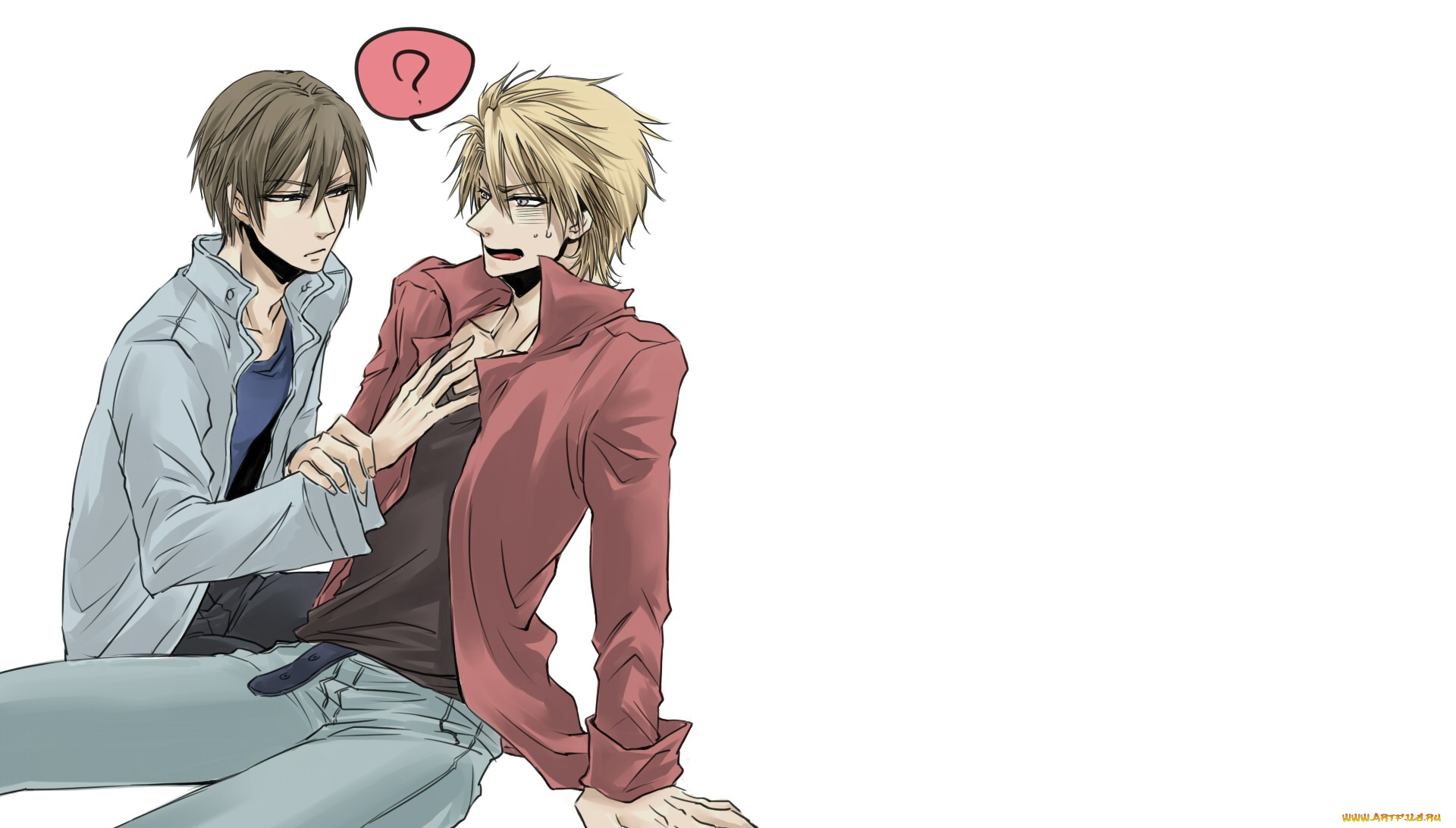 аниме, uragiri, wa, boku, no, namae, wo, shitteiru, парни