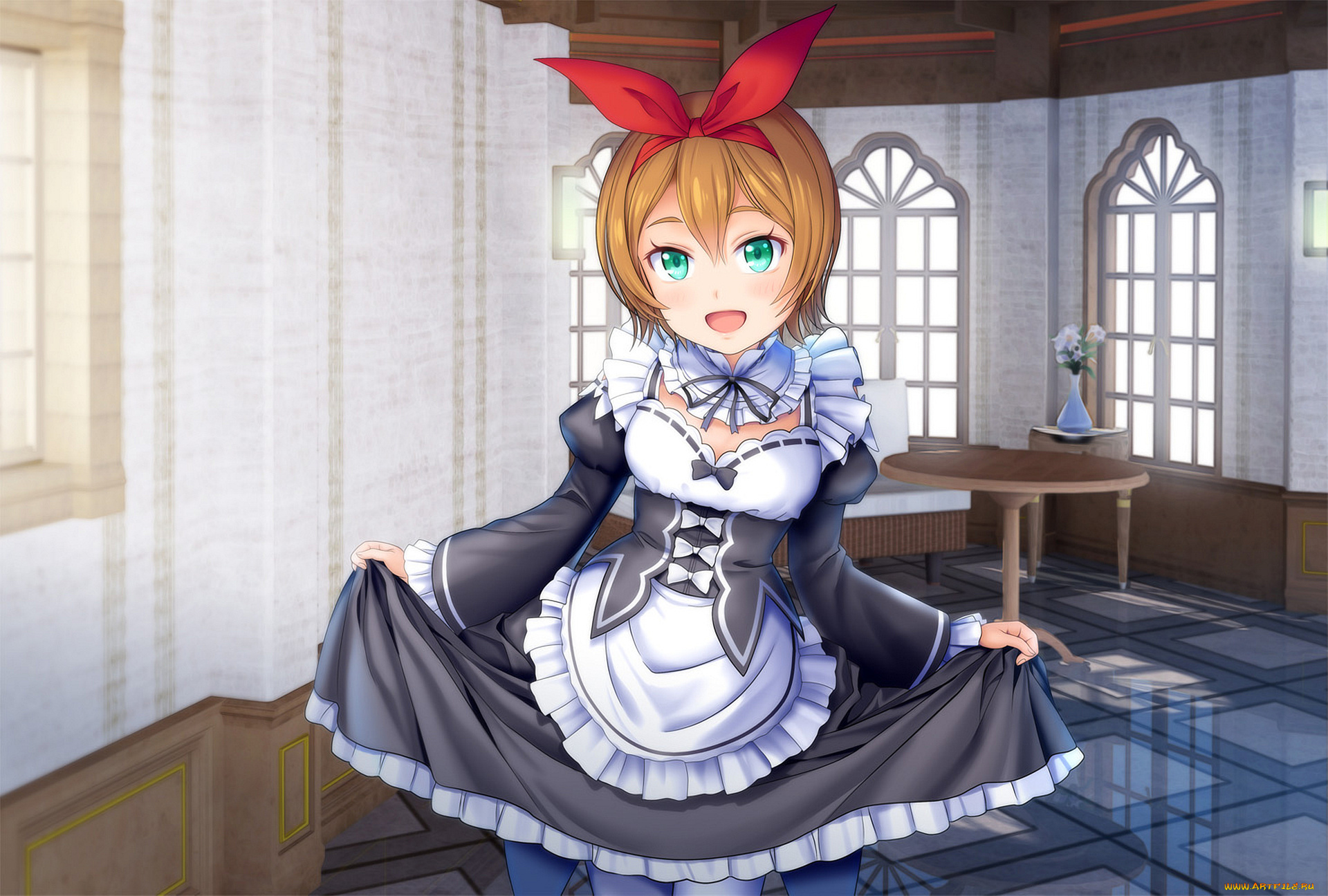 аниме, re, , zero, kara, hajimeru, isekai, seikatsu, фон, взгляд, девушка