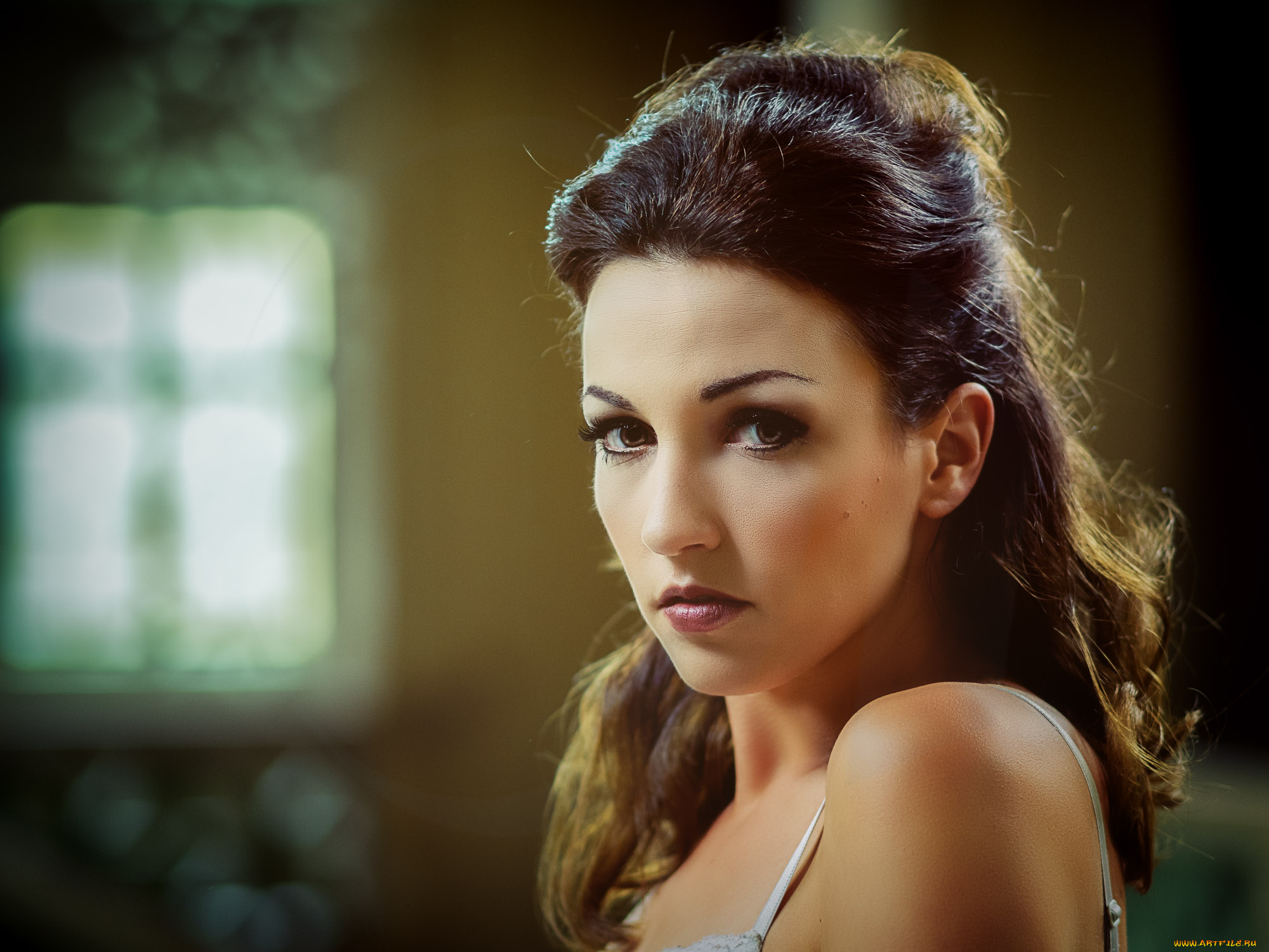 девушки, -unsort, , лица, , портреты, лицо, взгляд