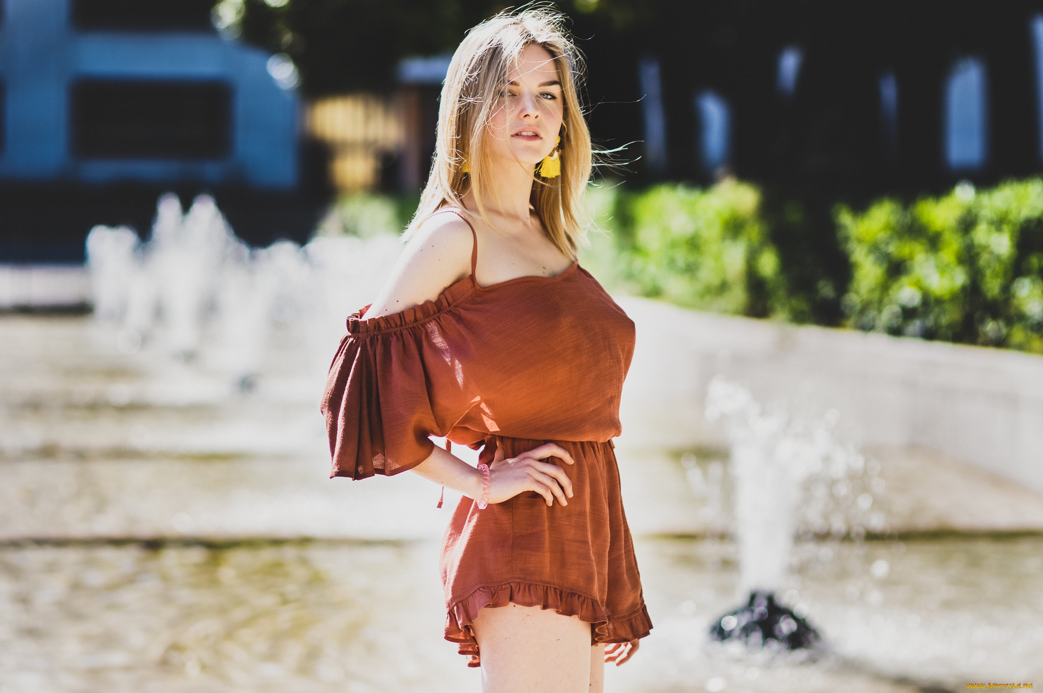 девушки, -unsort, , блондинки, взгляд, лицо