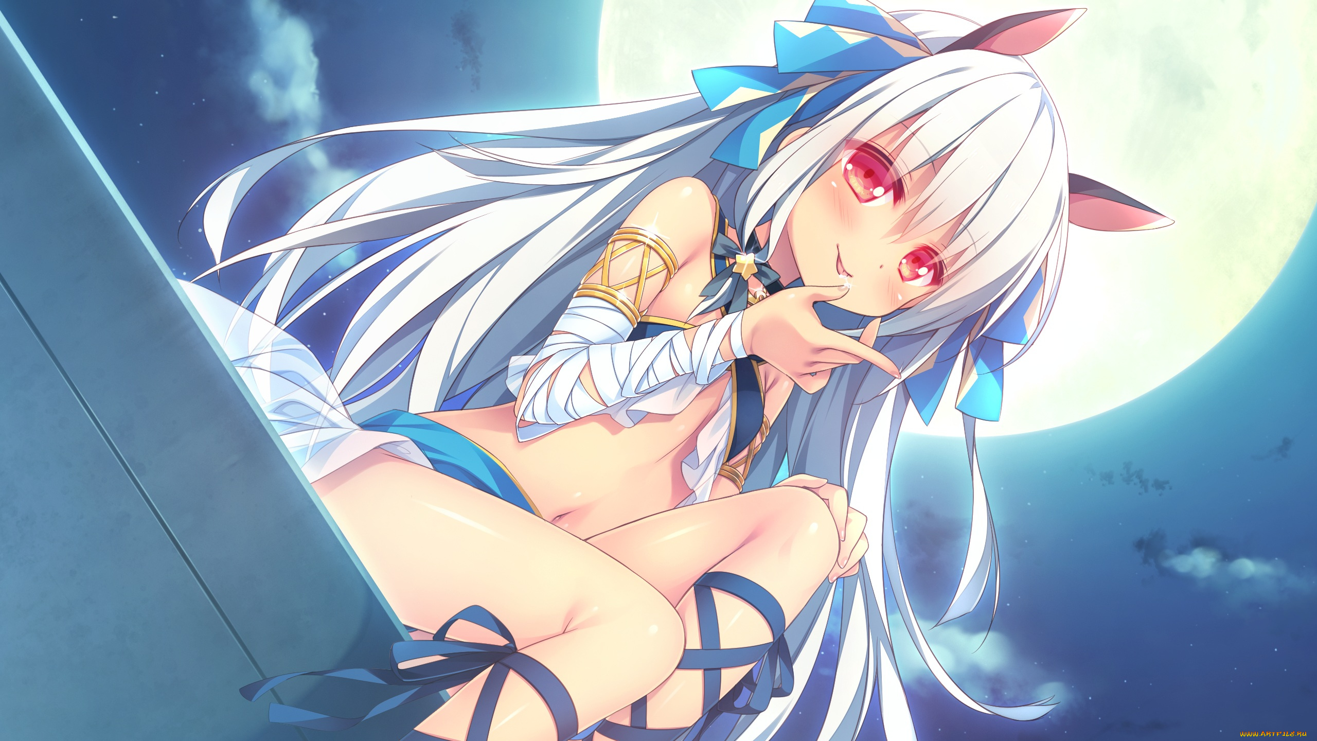 аниме, животные, , существа, riko