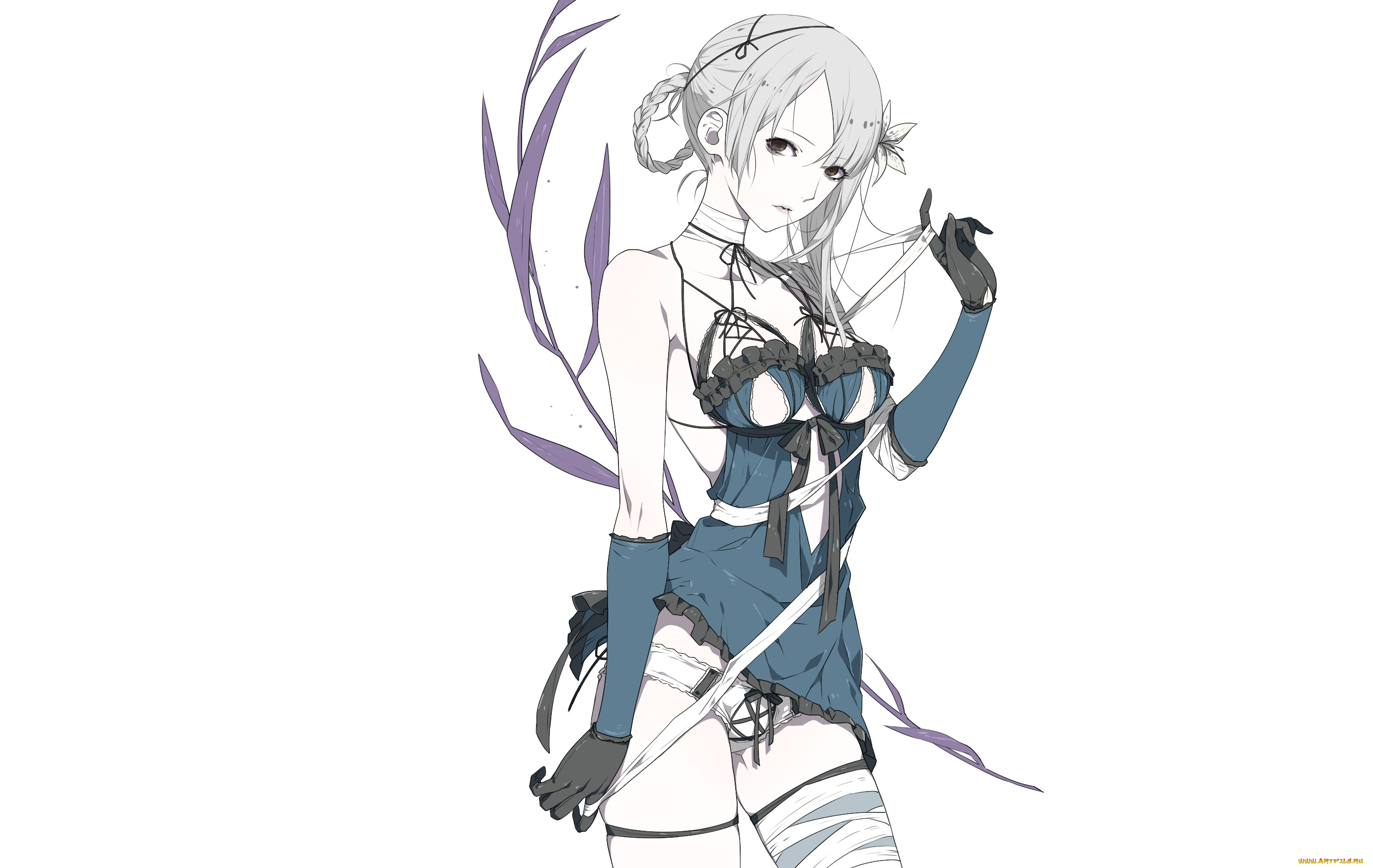 видео, игры, nier, kaine