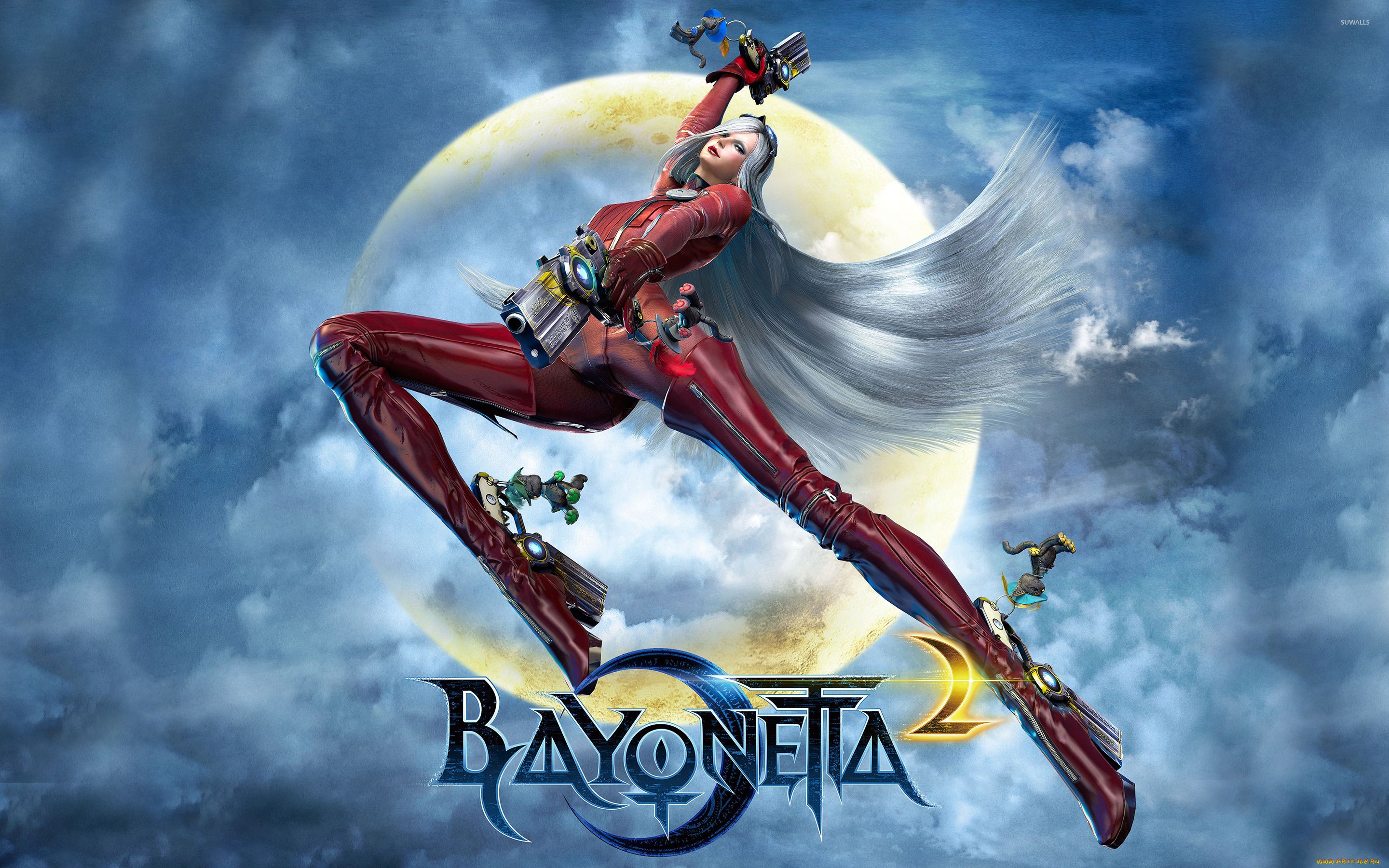 видео, игры, bayonetta, 2, персонаж