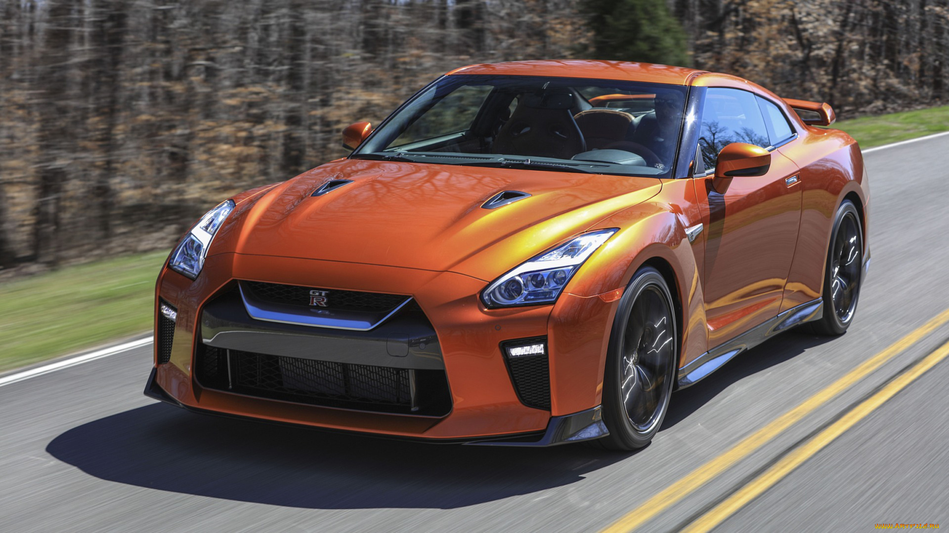 nissan, gt-r, 2017, автомобили, nissan, datsun, оранжевый, 2017, gt-r